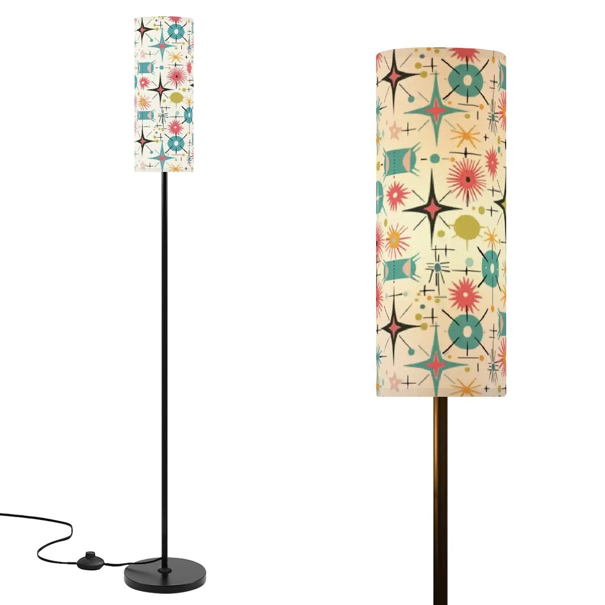 Kate McEnroe New York Mid Century Modern Sputnik Atomic Starburst Slim Floor LampSlim Floor LampsAXfqPoSY58