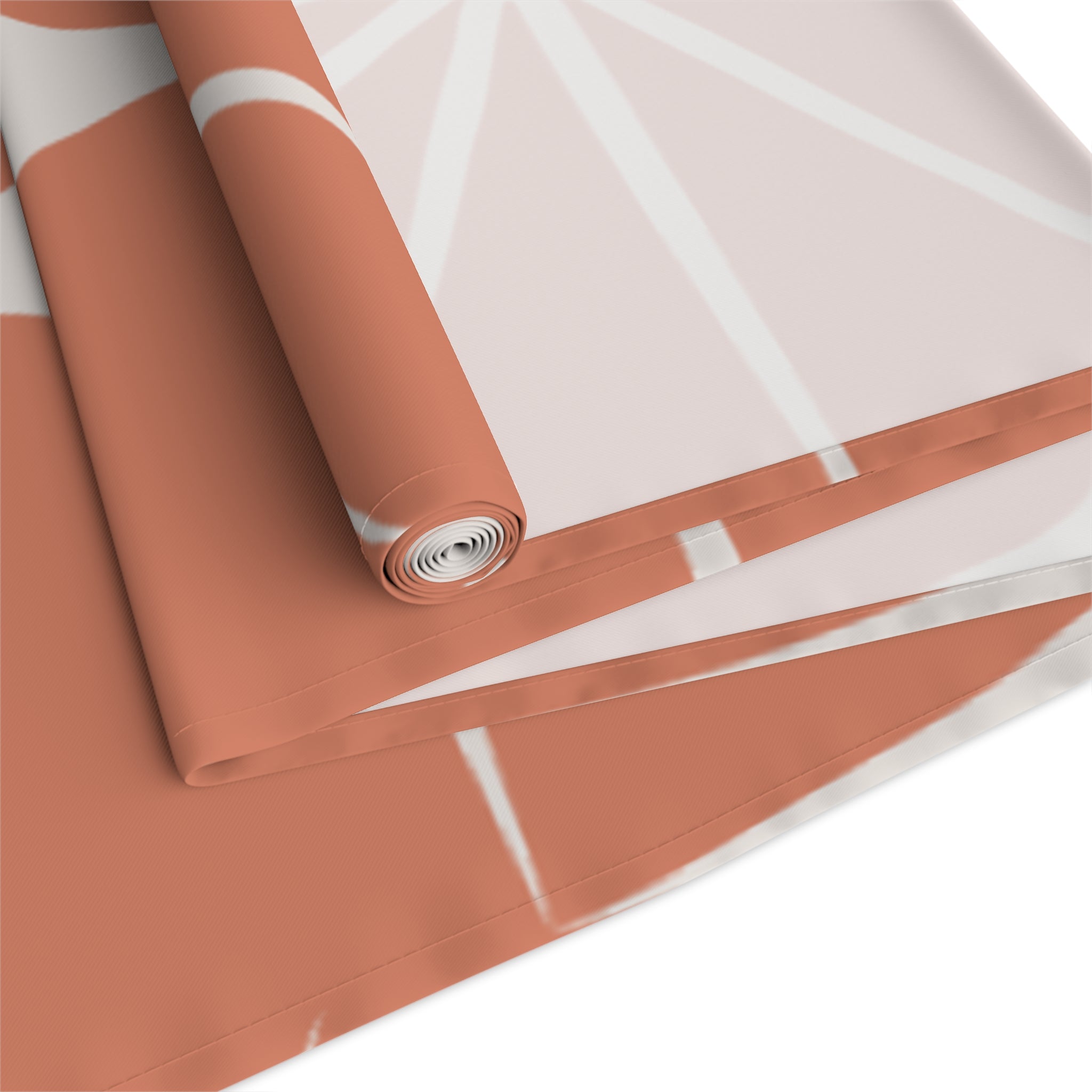 Kate McEnroe New York Mid Century Modern Table Runner, Atomic Starburst Orange Table LinenTable Runners11968685196475341588