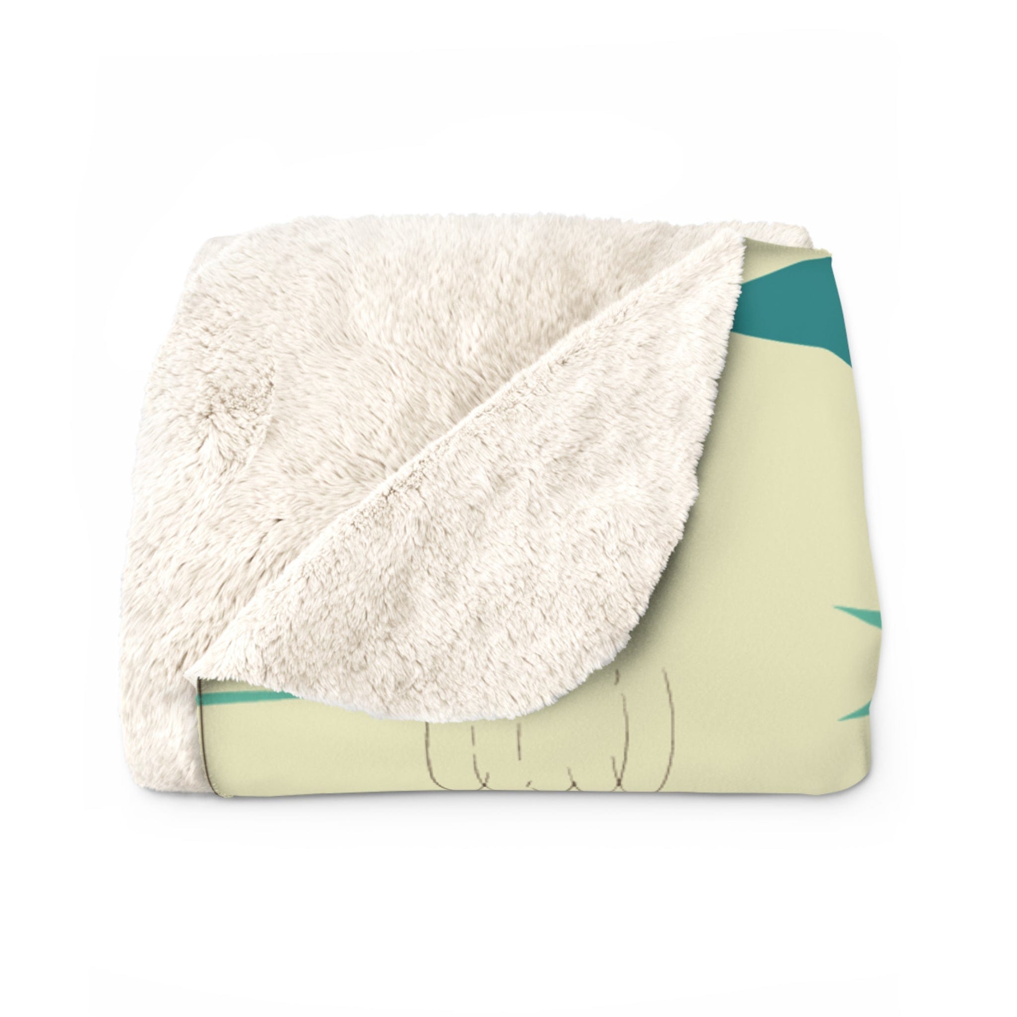 Kate McEnroe New York Mid Century Modern Throw, Atomic Design Cozy Sherpa Fleece Blanket, Retro Living Decor, Colorful Sofa AccentBlankets23101653155192272563