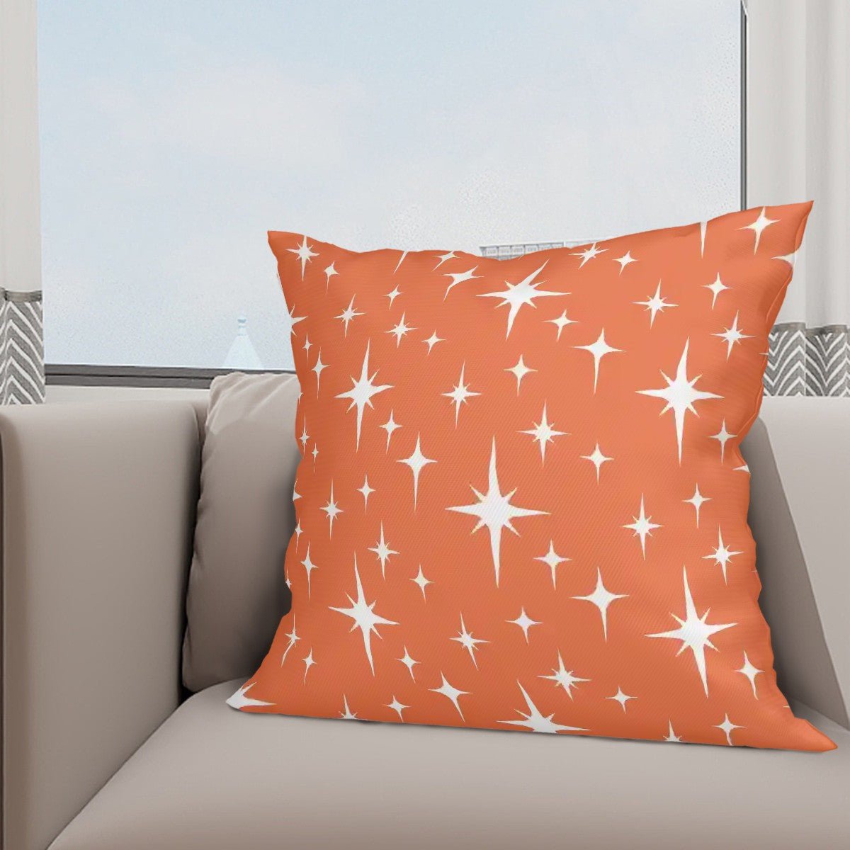Kate McEnroe New York Mid Century Starburst Pillow Set, 50s Retro Throw Cushion CoversPillow CaseHlabK2kpVc