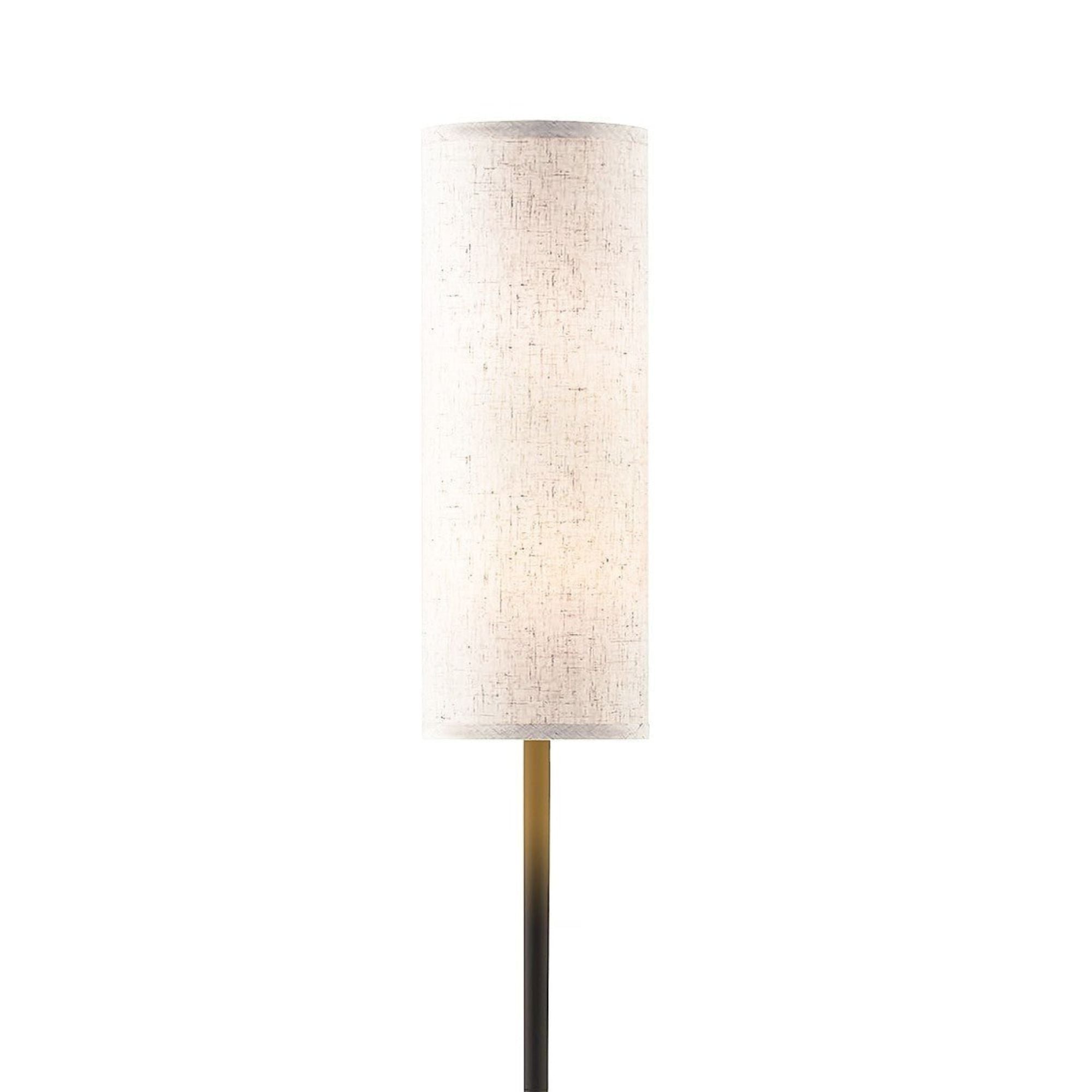 Kate McEnroe New York Minimalist White Linen Slim Cylinder Lamp Shade, Modern Lighting for Contemporary DecorLamp ShadesKpxLOGXk0K