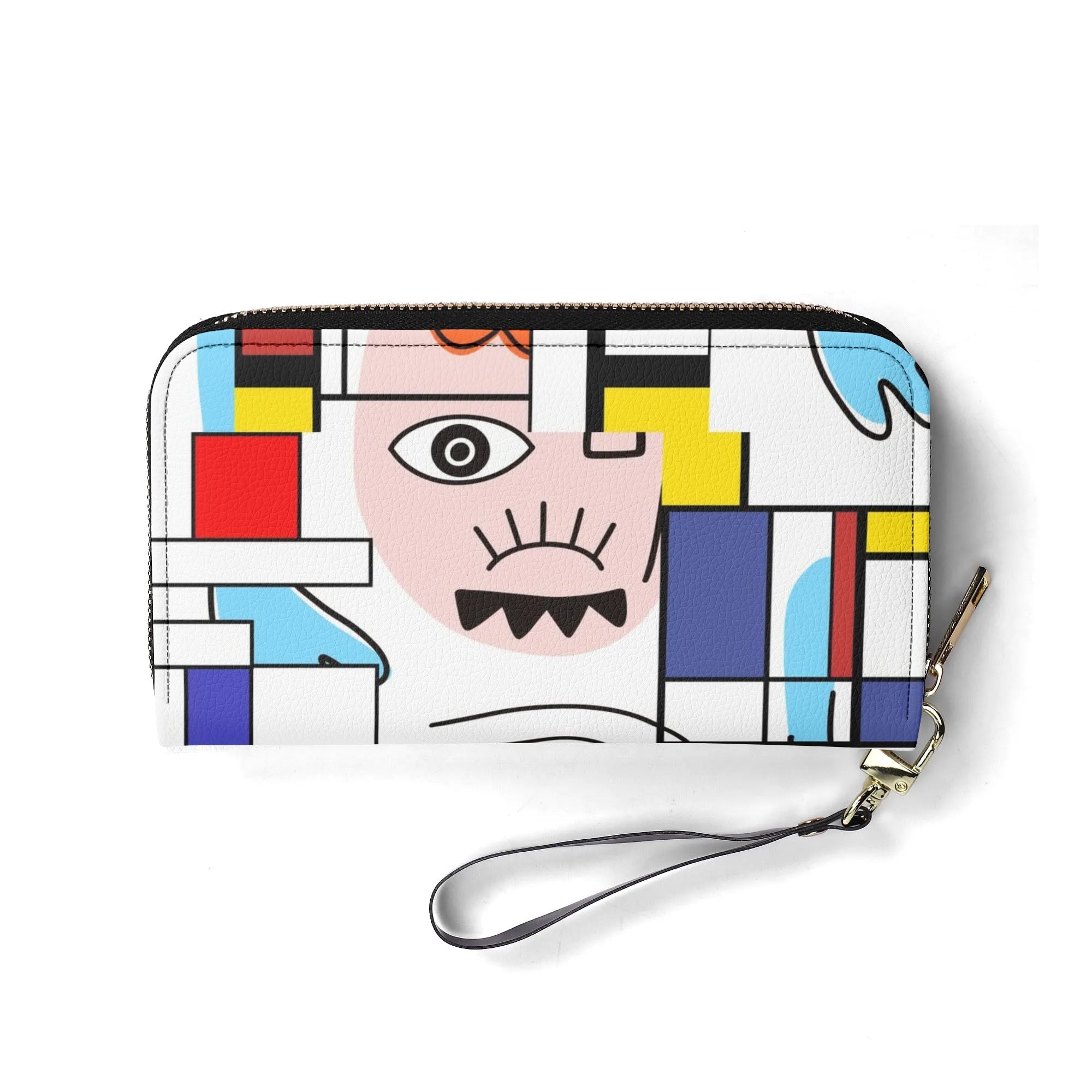 Kate McEnroe New York Mondrian Boho Evil Eye Patchwork Leather WalletWalletsN2V030VN - 1