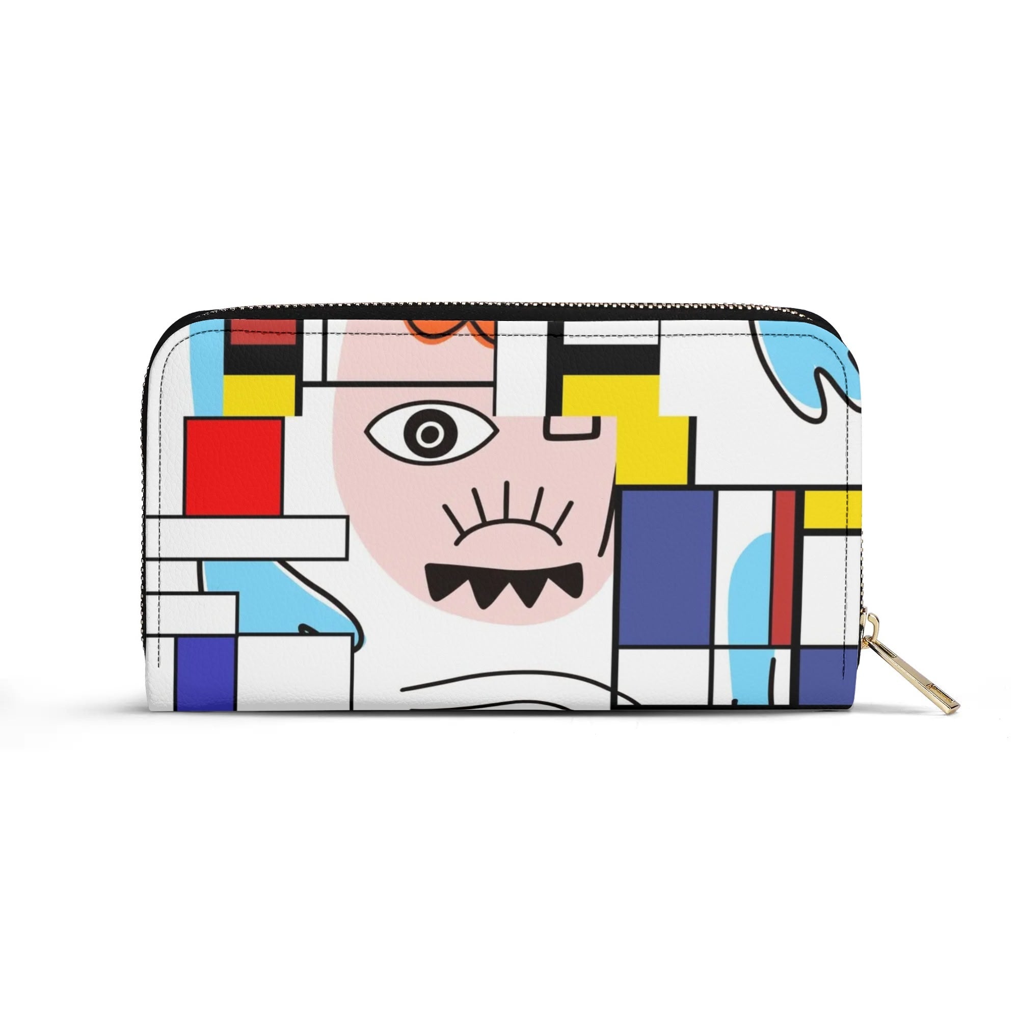 Kate McEnroe New York Mondrian Boho Evil Eye Patchwork Leather WalletWalletsN2V030VN - 1