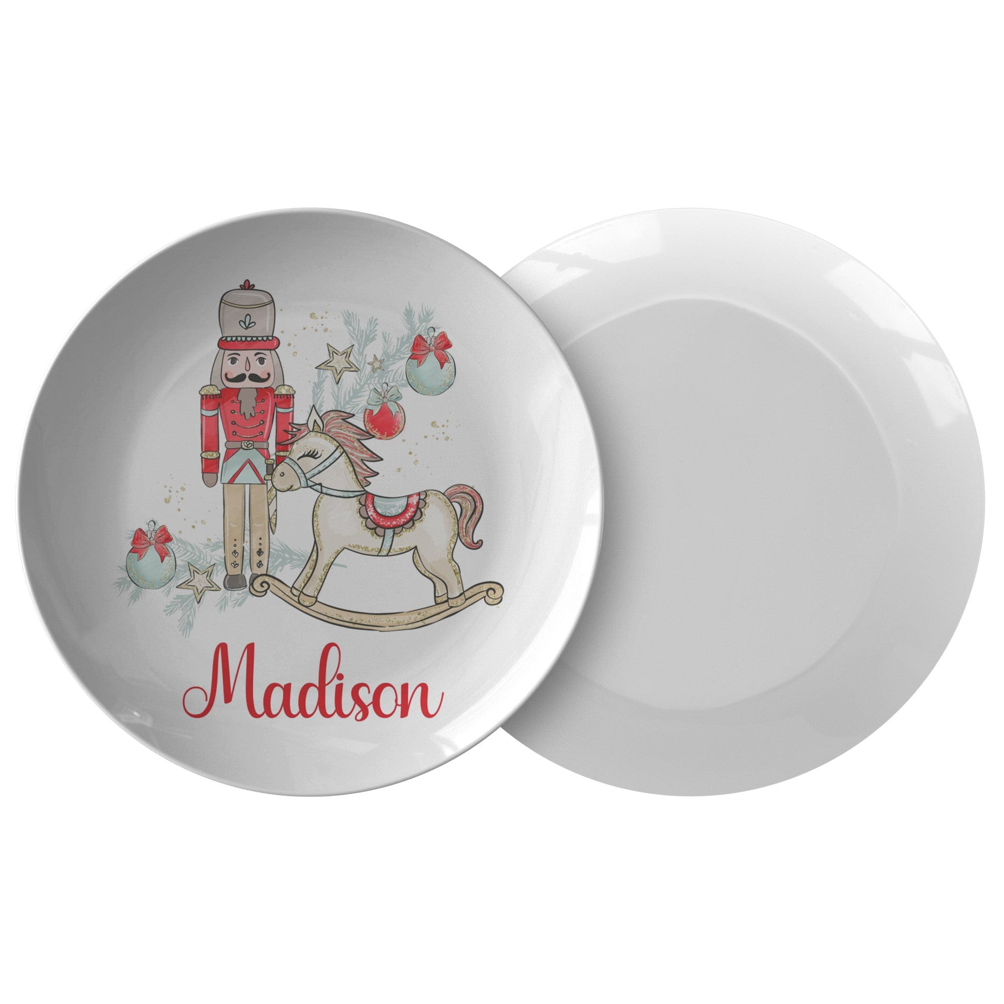 Kate McEnroe New York Nutcracker Personalized Plate, Custom Kid&