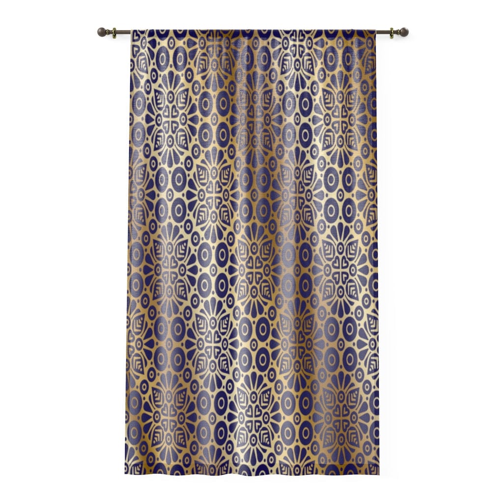 Kate McEnroe New York Oriental Floral Sheer Window CurtainWindow Curtains27344255249134754560