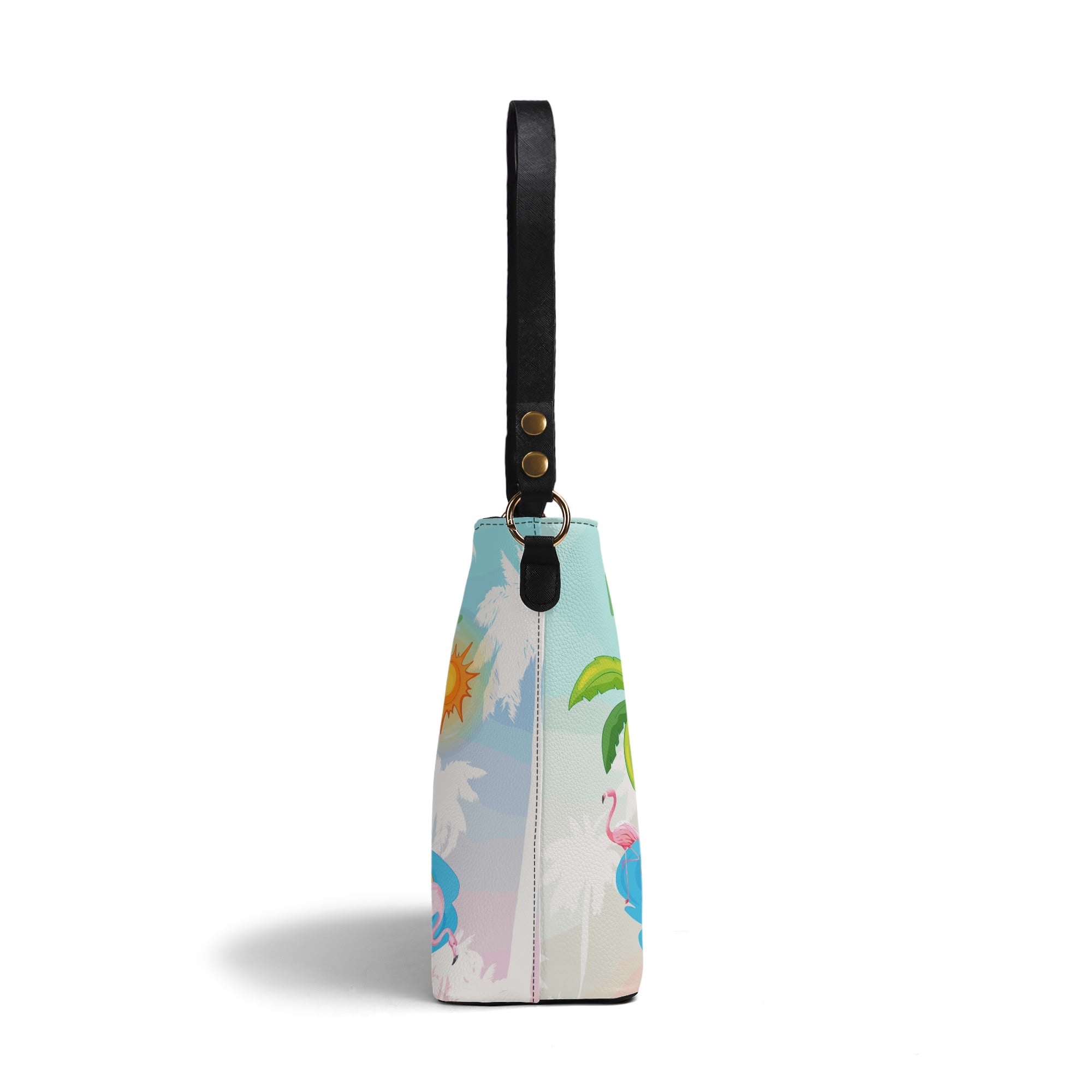 Kate McEnroe New York Palm Springs Mid Century Crossbody Bag, Retro 50s Beach Island Cats Purse, Kitschy Flamingo Summer Shoulder BagHandbagsN2MZKV4N - 1