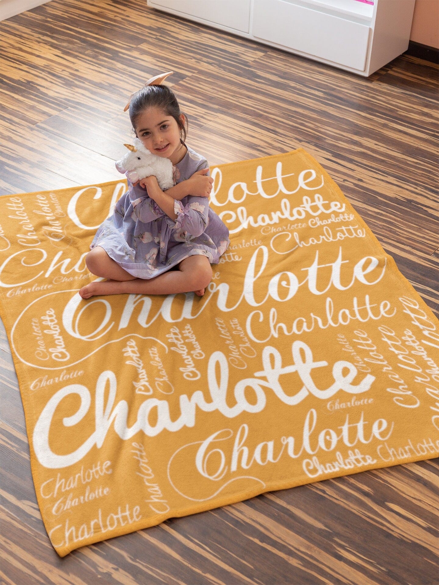 Kate McEnroe New York Personalized Blanket For Kids and Adults, Customizable Velveteen Minky Fabric Throw Blankie, 50 x 60 Name Blanket Gift for Her, Gift for HimBlankets1 Sided Print 40×30