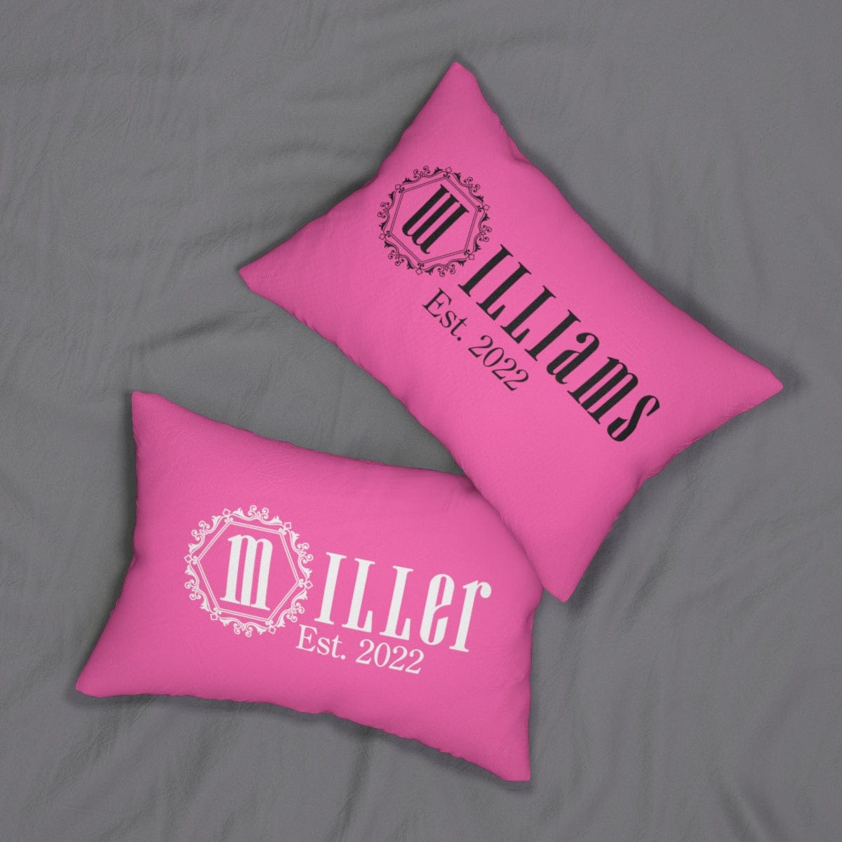 Kate McEnroe New York Personalized Family Name Lumbar Throw PillowLumbar Pillows32009263102170508225