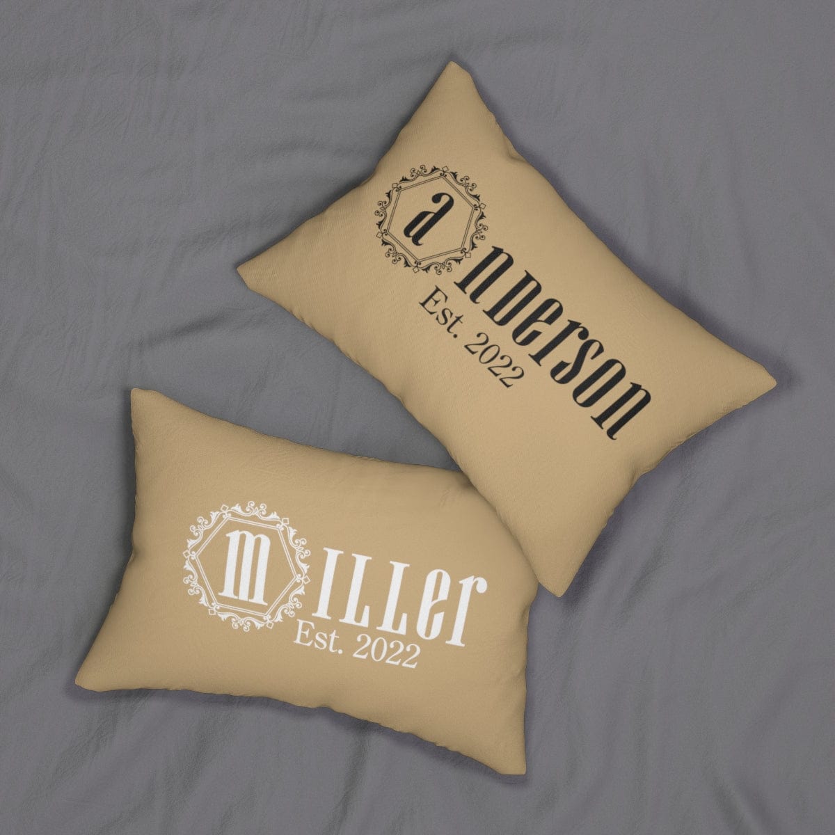 Kate McEnroe New York Personalized Family Name Lumbar Throw PillowLumbar Pillows32009263102170508225