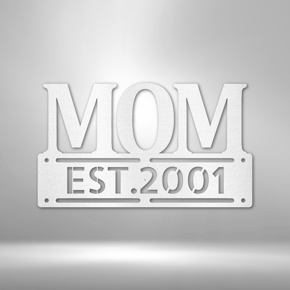 Kate McEnroe New York Personalized Mom Metal Wall Art, Mother&