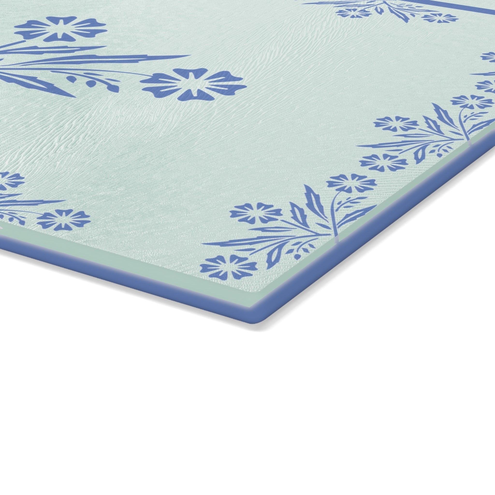 Kate McEnroe New York Pyrex Blue Cornflower Glass Cutting Board, Mid Century Modern Kitchenware, Pyrex Collector Gift, Pyrex Cheese TrayCutting Boards19628218263741391051