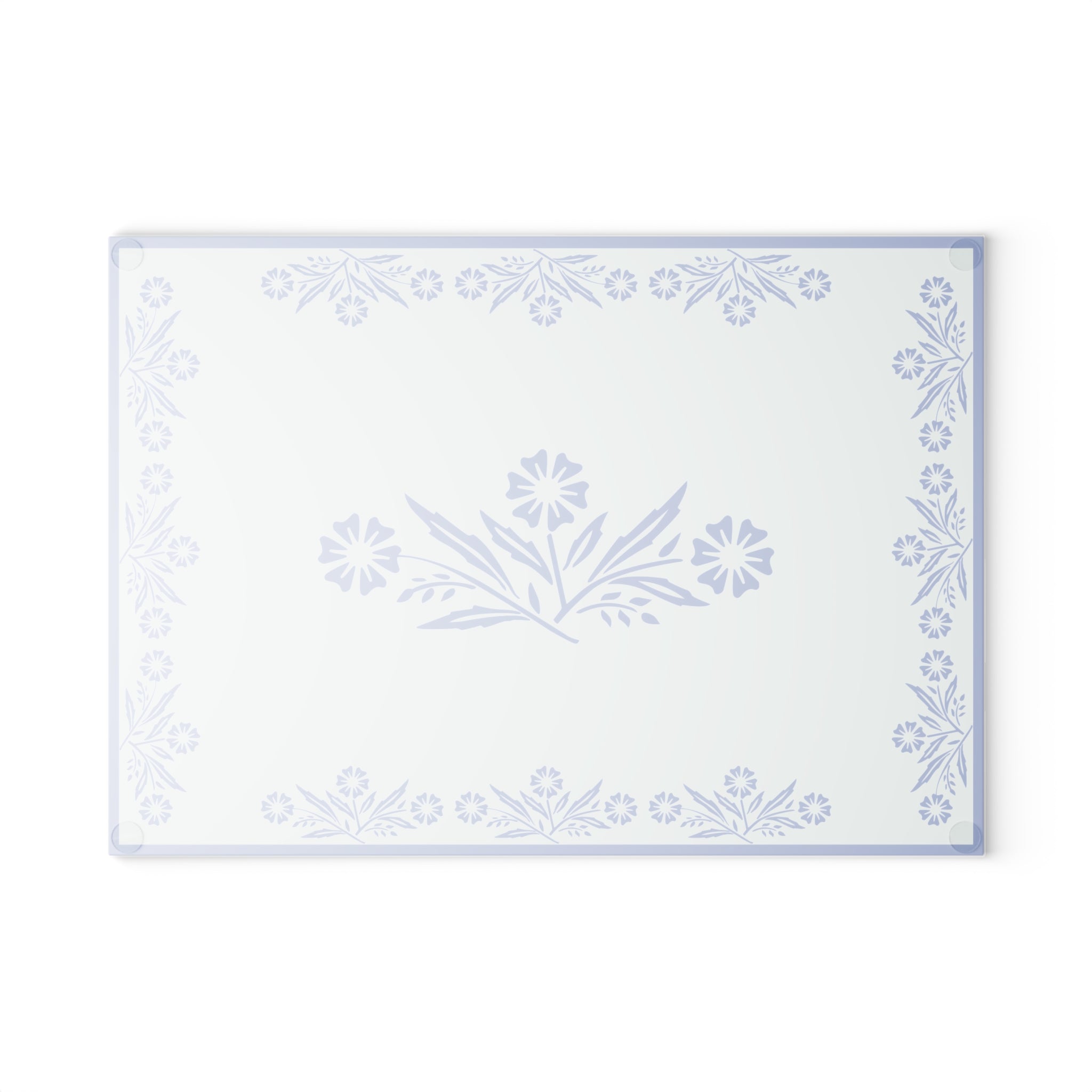 Kate McEnroe New York Pyrex Blue Cornflower Glass Cutting Board, Mid Century Modern Kitchenware, Pyrex Collector Gift, Pyrex Cheese TrayCutting Boards19628218263741391051