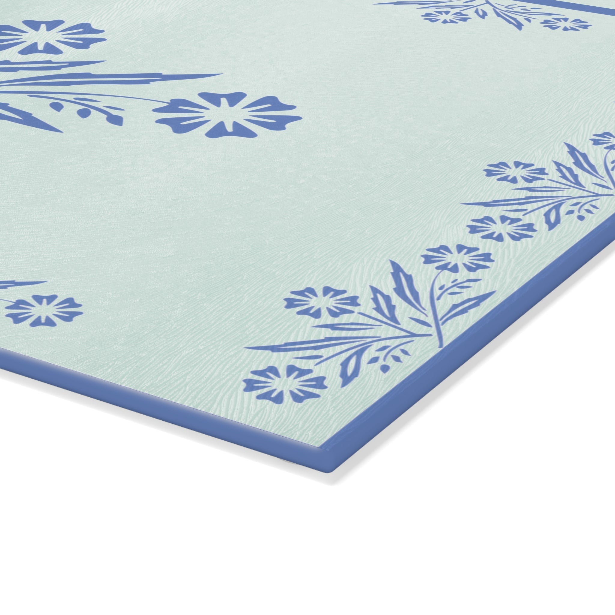 Kate McEnroe New York Pyrex Blue Cornflower Glass Cutting Board, Mid Century Modern Kitchenware, Pyrex Collector Gift, Pyrex Cheese TrayCutting Boards19628218263741391051