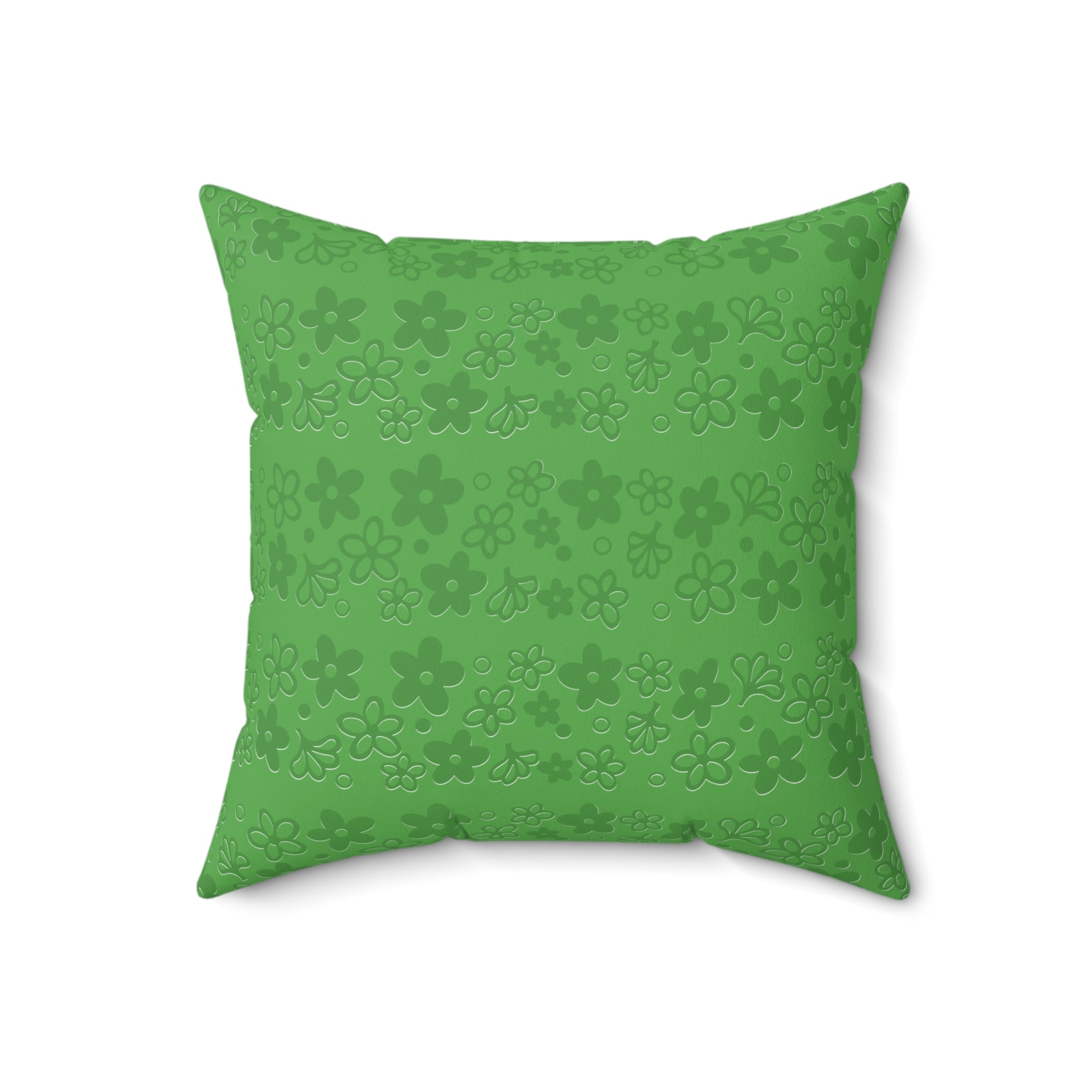 Kate McEnroe New York Pyrex Crazy Daisy Throw Pillow, Vintage Mid Century Modern Floral Accent, 70s Retro Home DecorThrow Pillows27649700648919077579