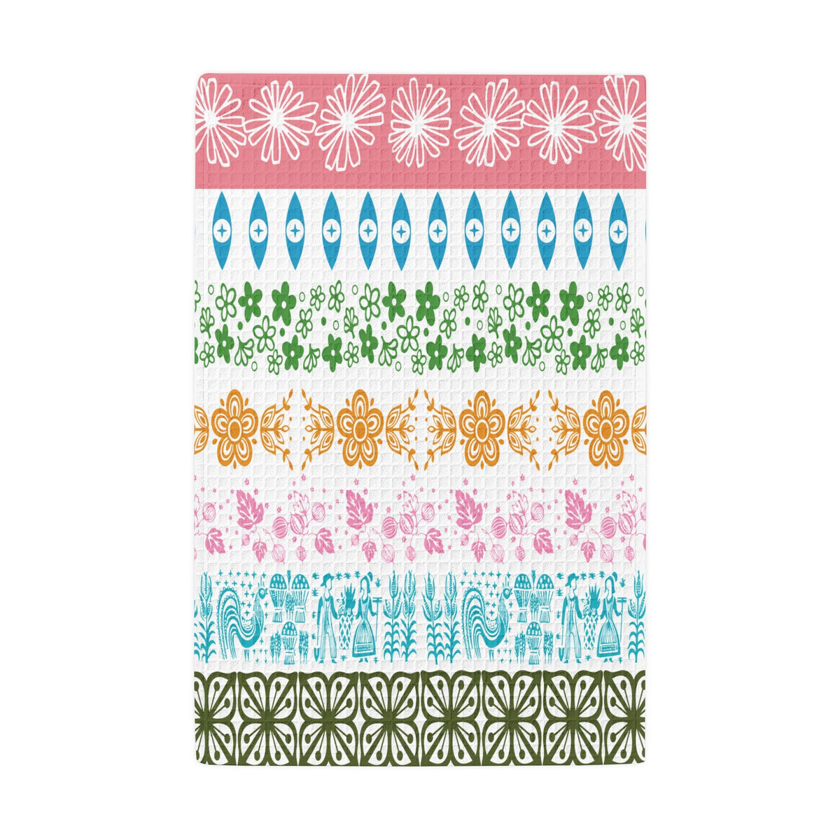 Kate McEnroe New York Pyrex Medley Waffle Weave Kitchen Towel, Retro Pyrex Collector GiftKitchen Towels23561742178571434520
