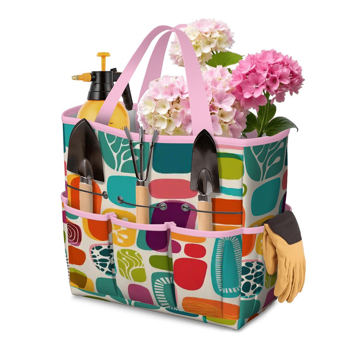 Kate McEnroe New York Retro 1950s Mid Century Modern Amoeba Abstract Garden Tool BagGarden Tool Bag2SMGFxcW6w
