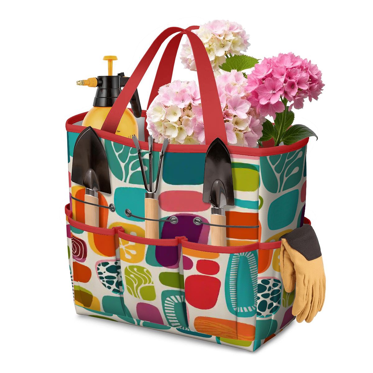 Kate McEnroe New York Retro 1950s Mid Century Modern Amoeba Abstract Garden Tool BagGarden Tool Bag42Ls7JVC20