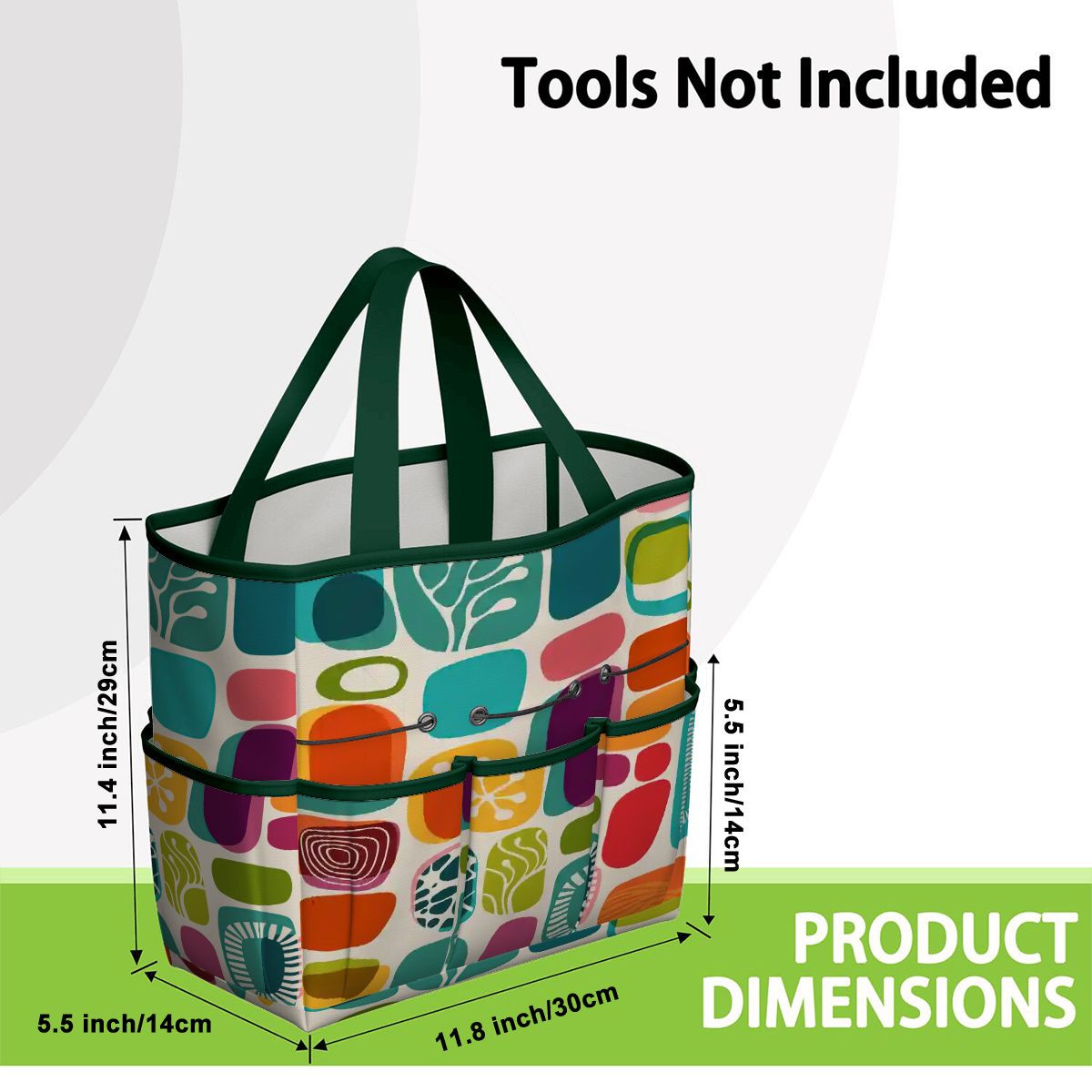 Kate McEnroe New York Retro 1950s Mid Century Modern Amoeba Abstract Garden Tool BagGarden Tool BagtNOmms3UZ4