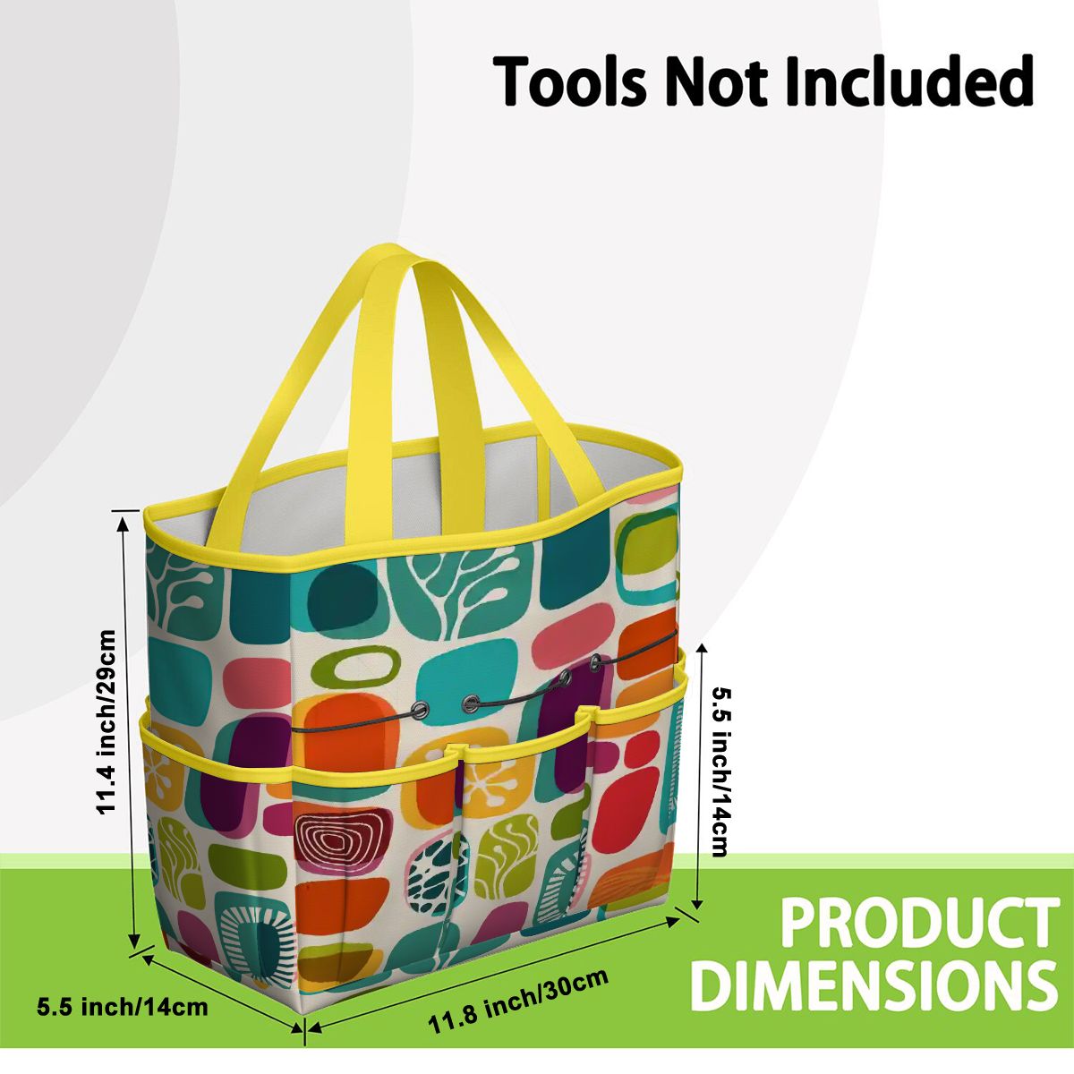Kate McEnroe New York Retro 1950s Mid Century Modern Amoeba Abstract Garden Tool BagGarden Tool BagtNOmms3UZ4