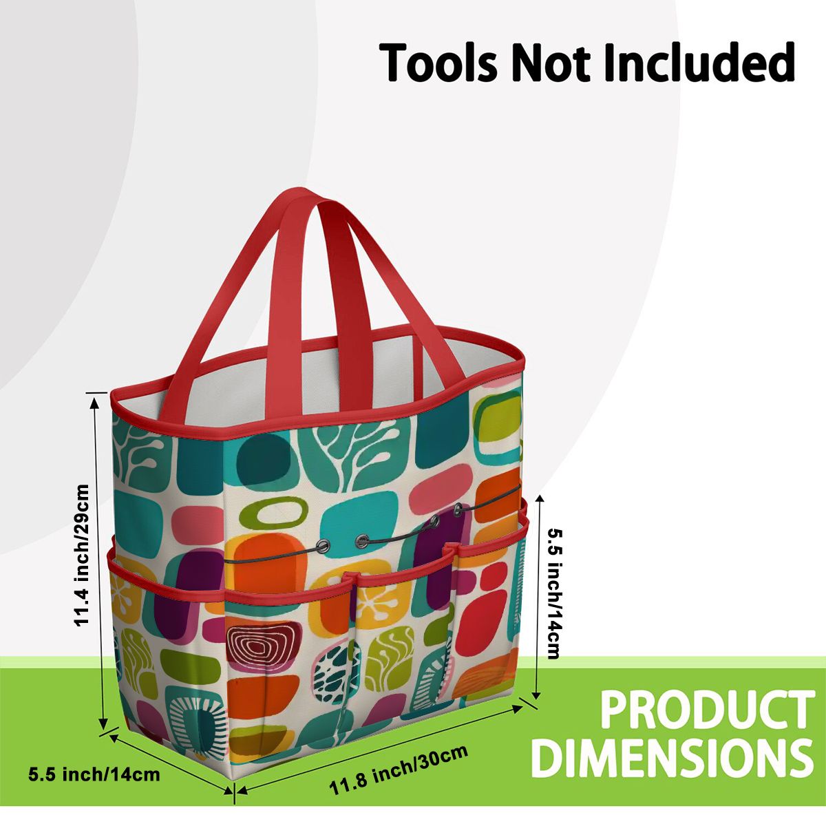 Kate McEnroe New York Retro 1950s Mid Century Modern Amoeba Abstract Garden Tool BagGarden Tool BagtNOmms3UZ4