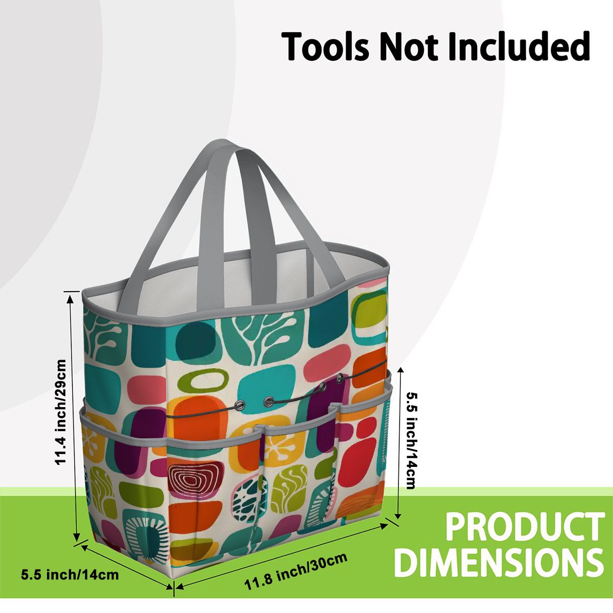 Kate McEnroe New York Retro 1950s Mid Century Modern Amoeba Abstract Garden Tool BagGarden Tool BagtNOmms3UZ4