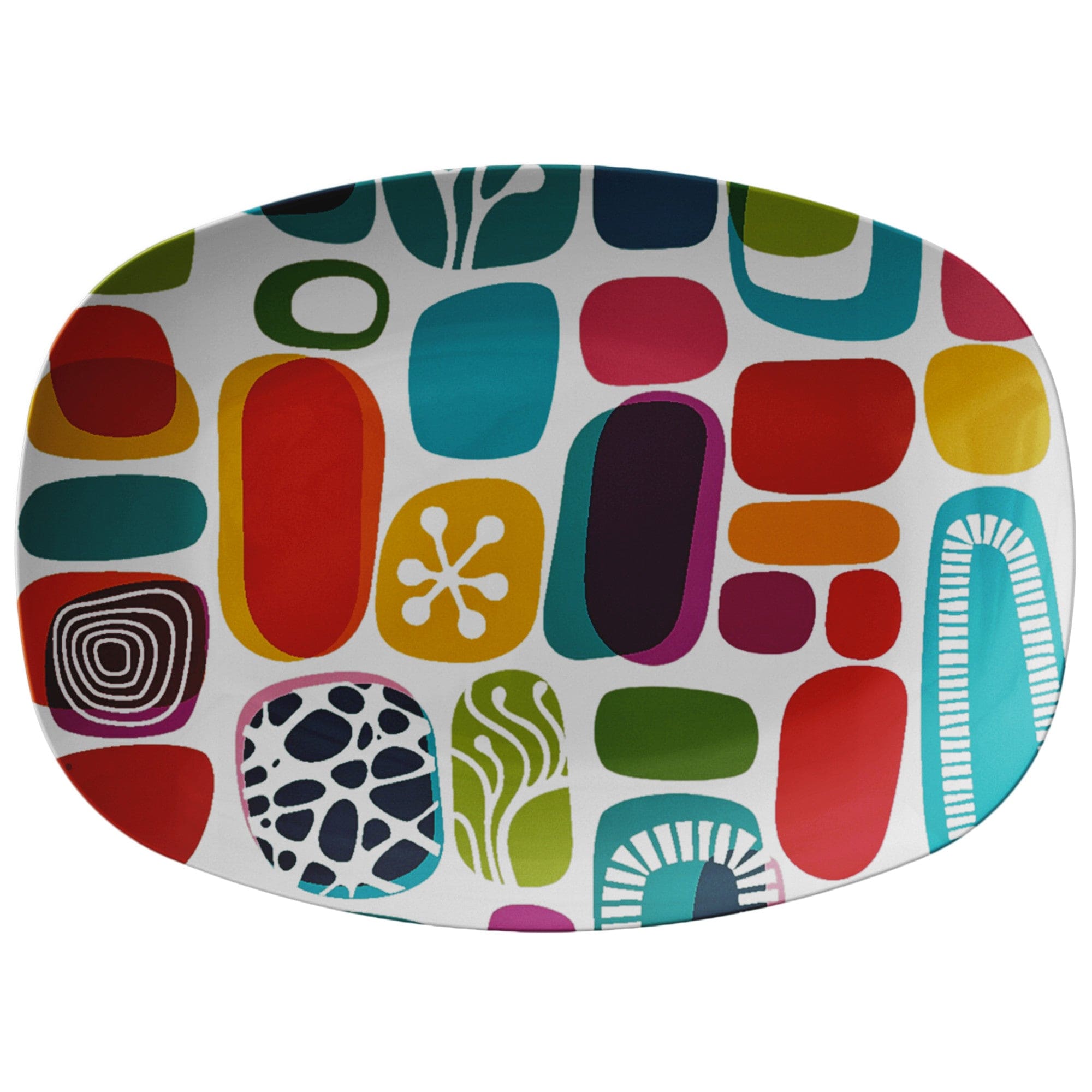 Kate McEnroe New York Retro 1950s Mid Century Modern Amoeba Serving PlatterServing PlattersP21 - AMO - EBA - 23