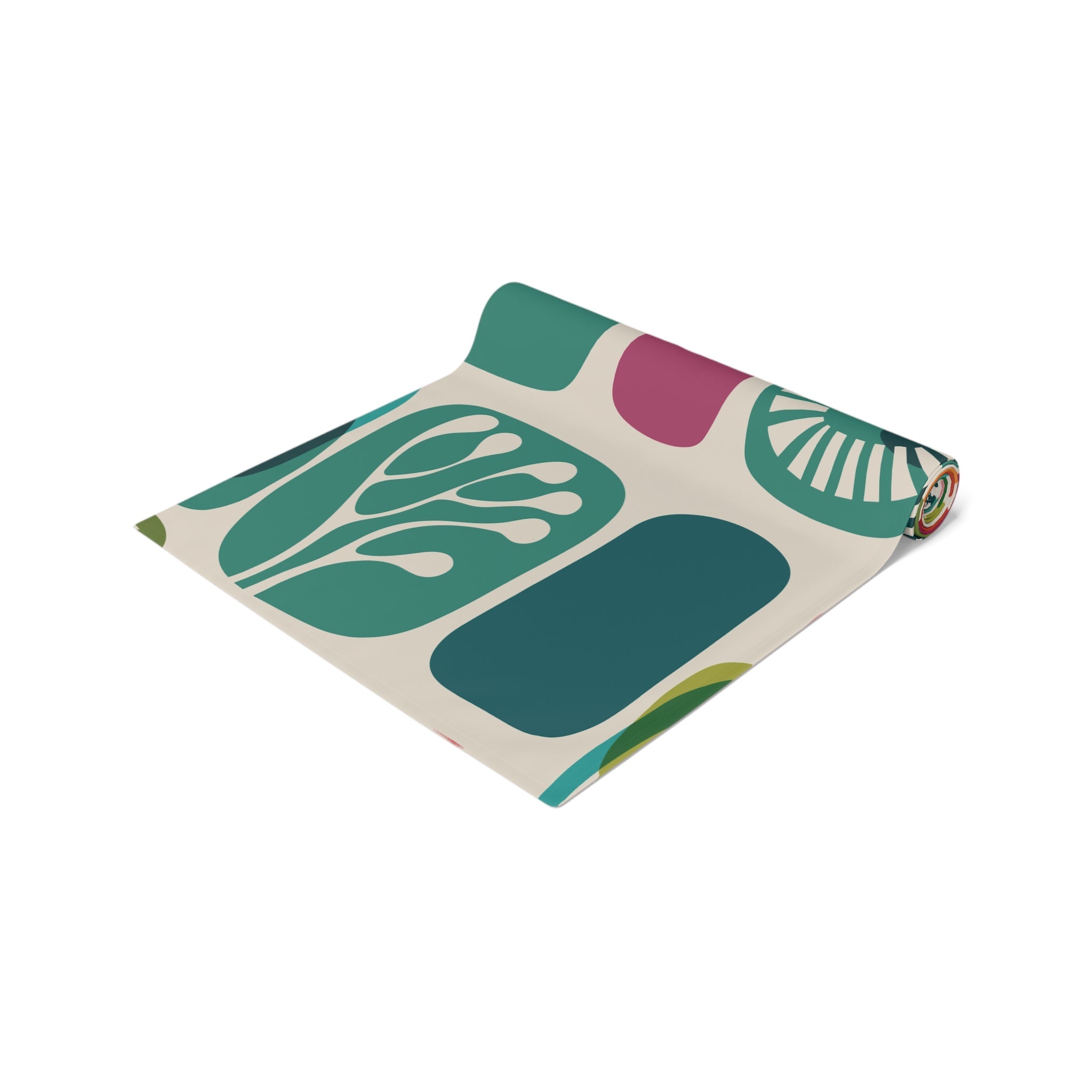 Kate McEnroe New York Retro 1960s Mid Century Modern Amoeba Table RunnerTable Runners30074952026431622977