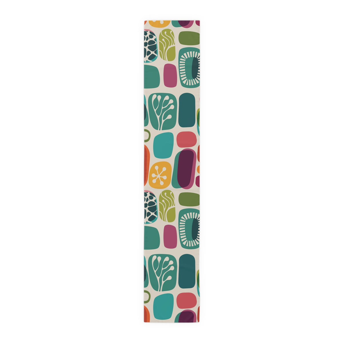 Kate McEnroe New York Retro 1960s Mid Century Modern Amoeba Table RunnerTable Runners30074952026431622977