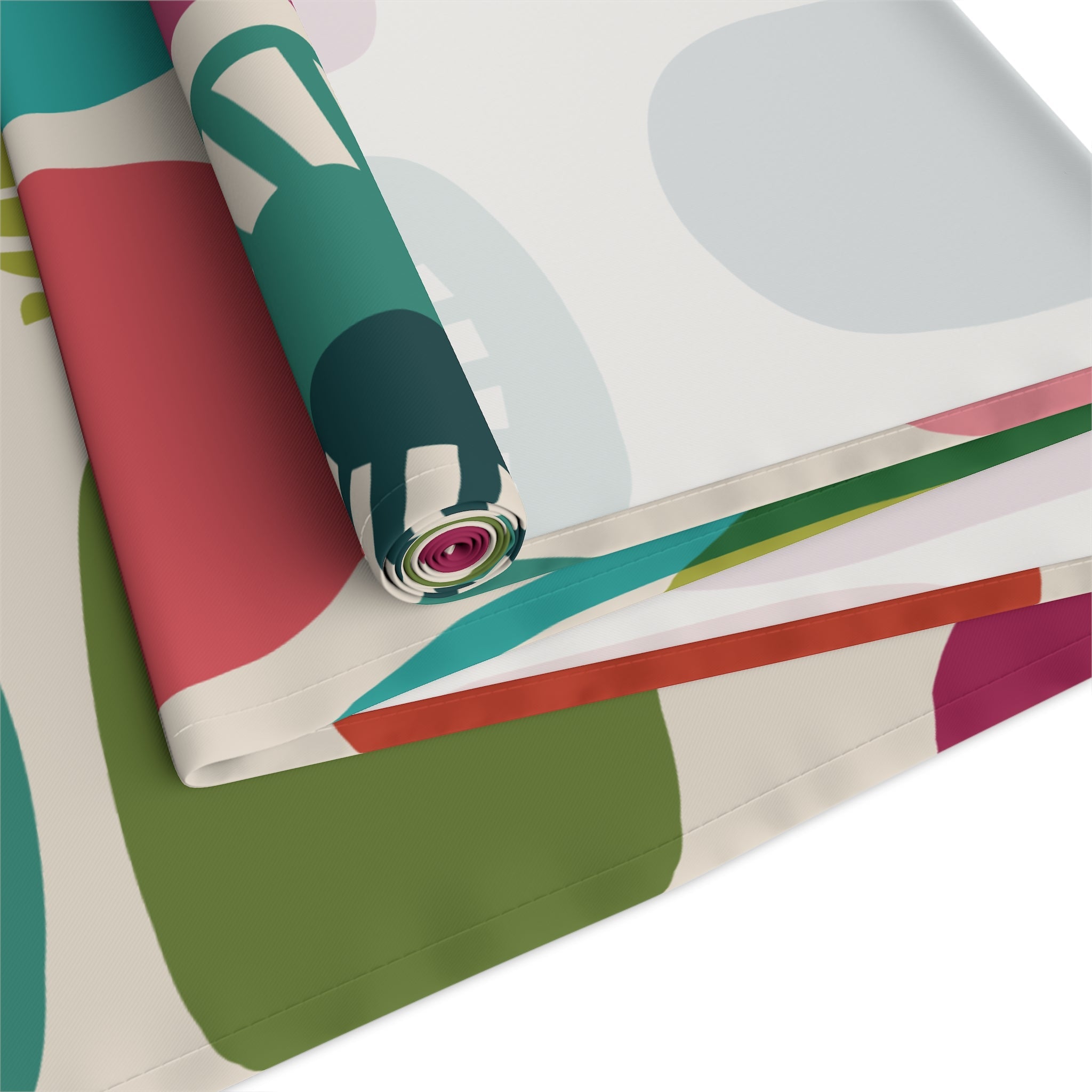 Kate McEnroe New York Retro 1960s Mid Century Modern Amoeba Table RunnerTable Runners30074952026431622977