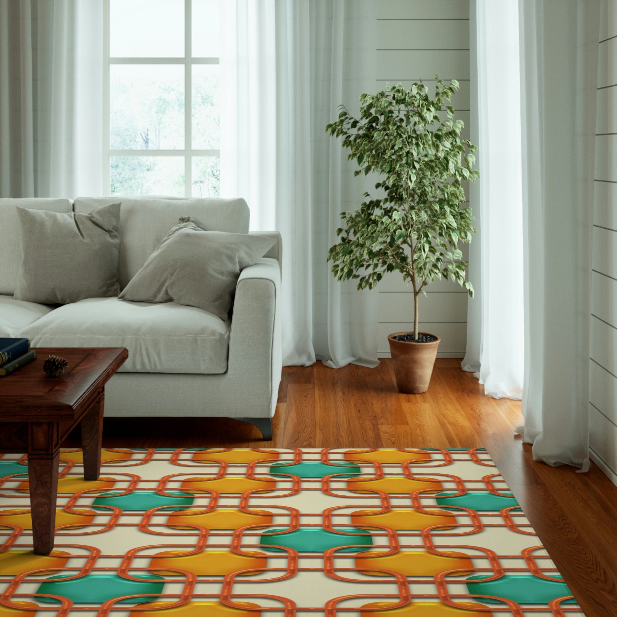 Kate McEnroe New York Retro 50s Mid Mod Geometric Area RugRugs11787508519656535913