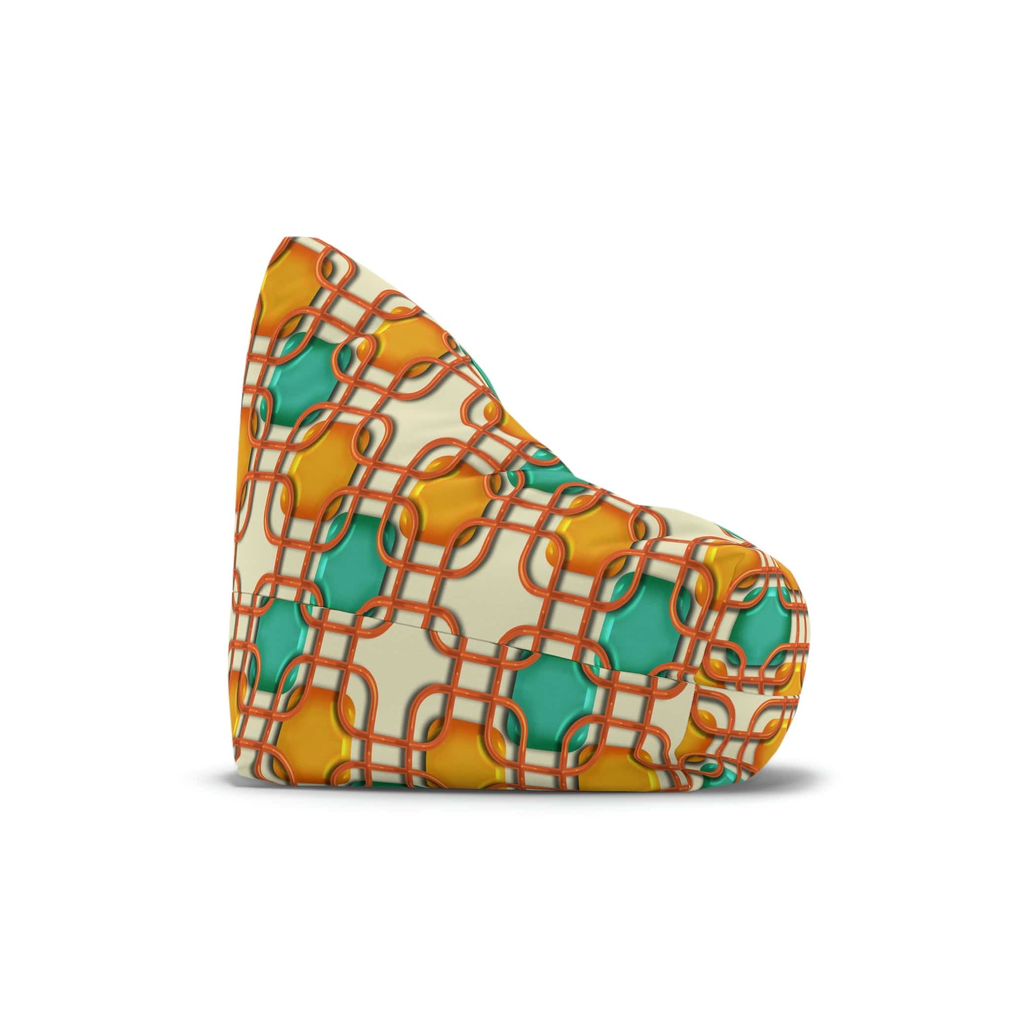 Kate McEnroe New York Retro 50s Mid Mod Geometric Bean Bag Chair CoverBean Bag Chair Covers18788987074268371807