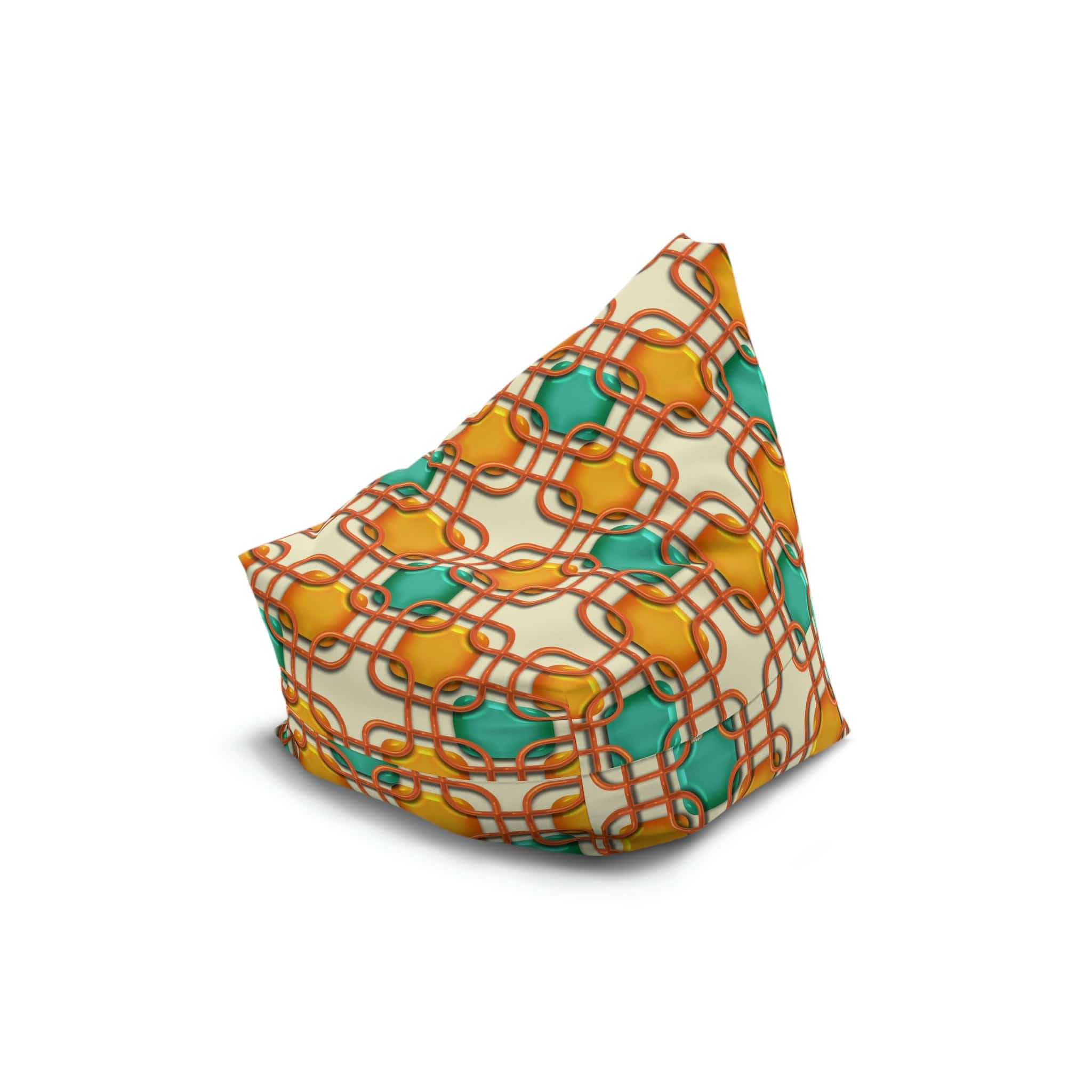 Kate McEnroe New York Retro 50s Mid Mod Geometric Bean Bag Chair CoverBean Bag Chair Covers18788987074268371807
