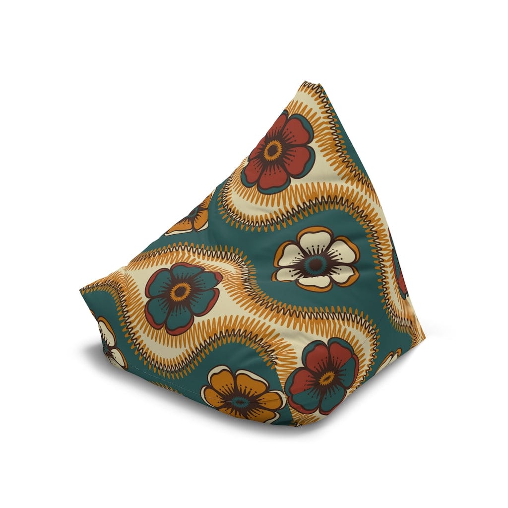 Kate McEnroe New York Retro 60s Floral Bean Bag Chair CoverBean Bag Chair Covers11418563837745926435