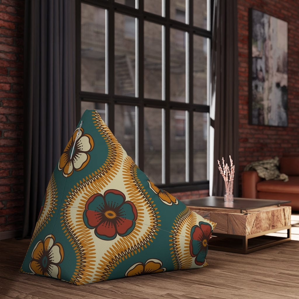 Kate McEnroe New York Retro 60s Floral Bean Bag Chair CoverBean Bag Chair Covers11418563837745926435