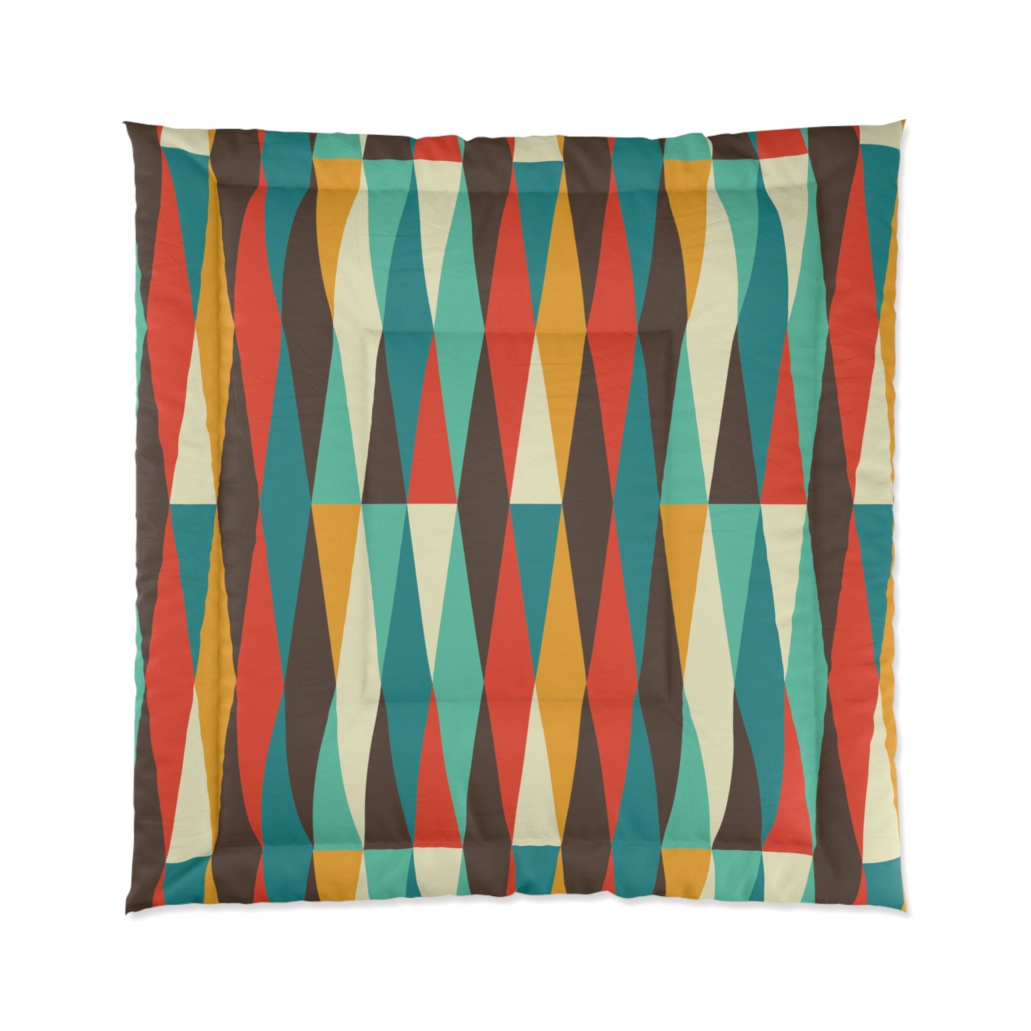 Kate McEnroe New York Retro 60s Mid Century Modern Geometric Diamonds ComforterComforters90884021029744460279