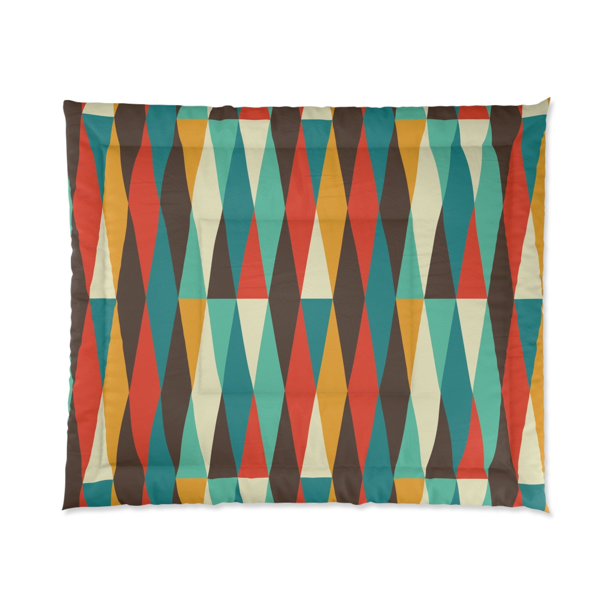 Kate McEnroe New York Retro 60s Mid Century Modern Geometric Diamonds ComforterComforters90884021029744460279