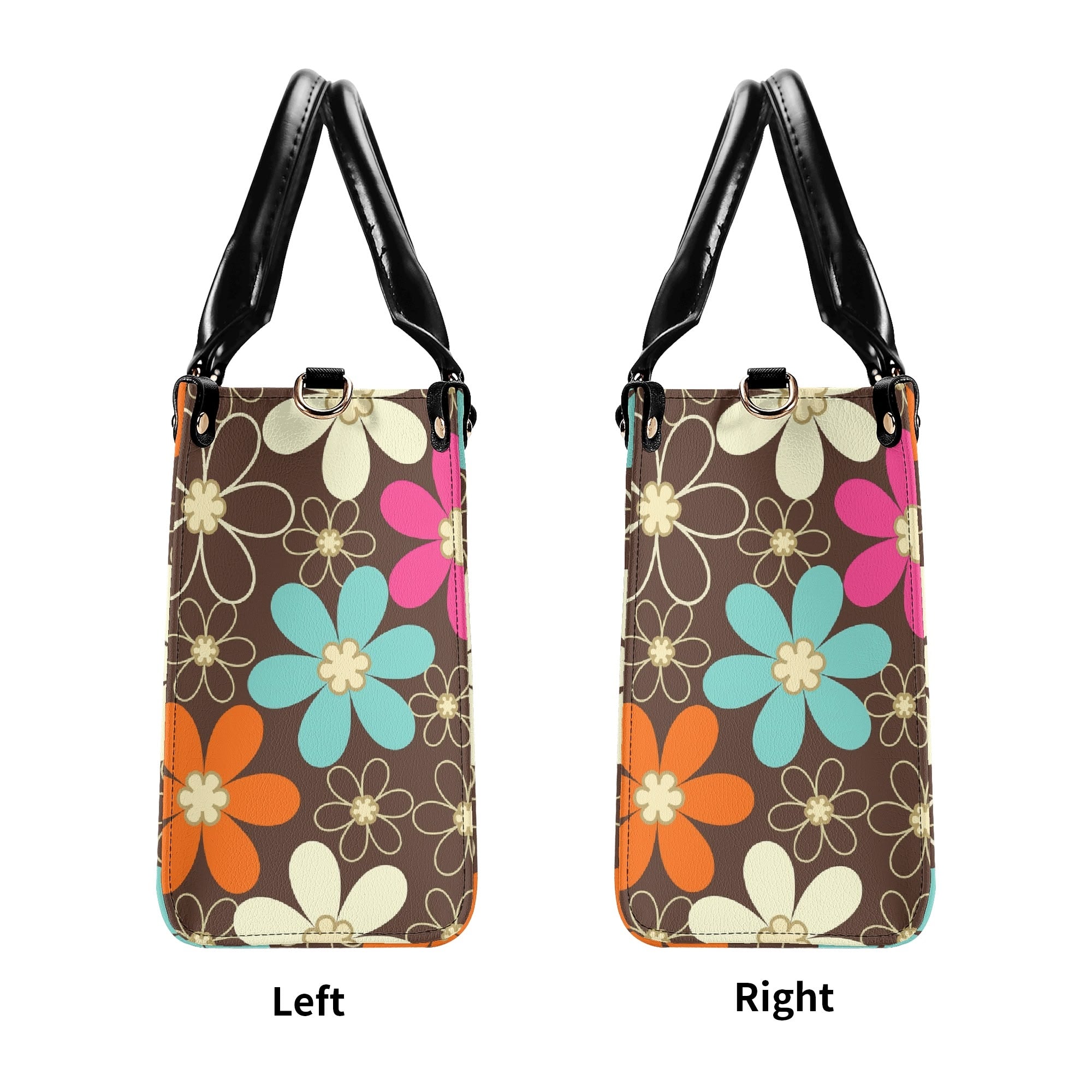 Kate McEnroe New York Retro 60s Mod Daisy Handbag, Mid Century Modern Floral Groovy Mod PurseHandbagsWE9VO86W - 1