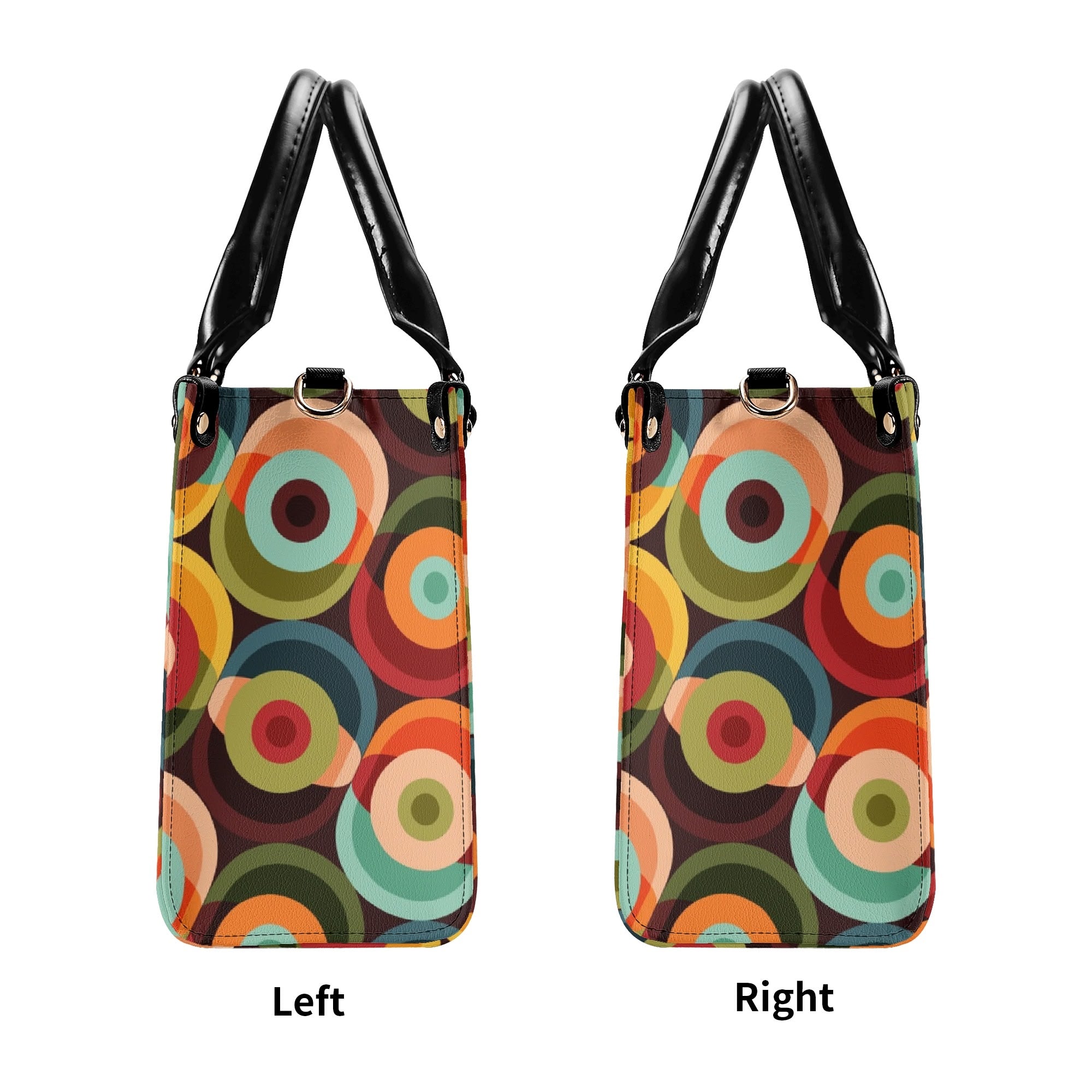 Kate McEnroe New York Retro 60s Orbs Handbag, Mid Century Modern Geometric Groovy MCM ToteHandbagsNRQ3D7EY - 1