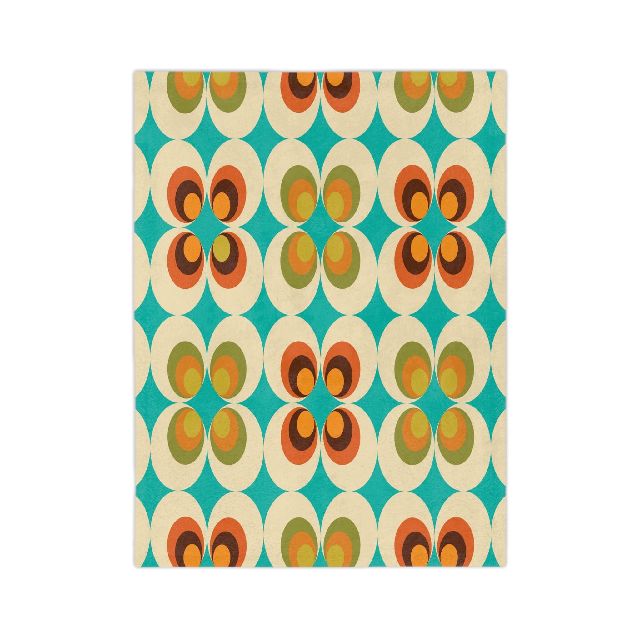 Kate McEnroe New York Retro 70s Bold Daisy Floral Minky Fleece Blanket, Mid Century Modern Lime and Mustard Yellow Funky Flower Power Couch Sofa Throw - 13419123Blankets22790941275675098777