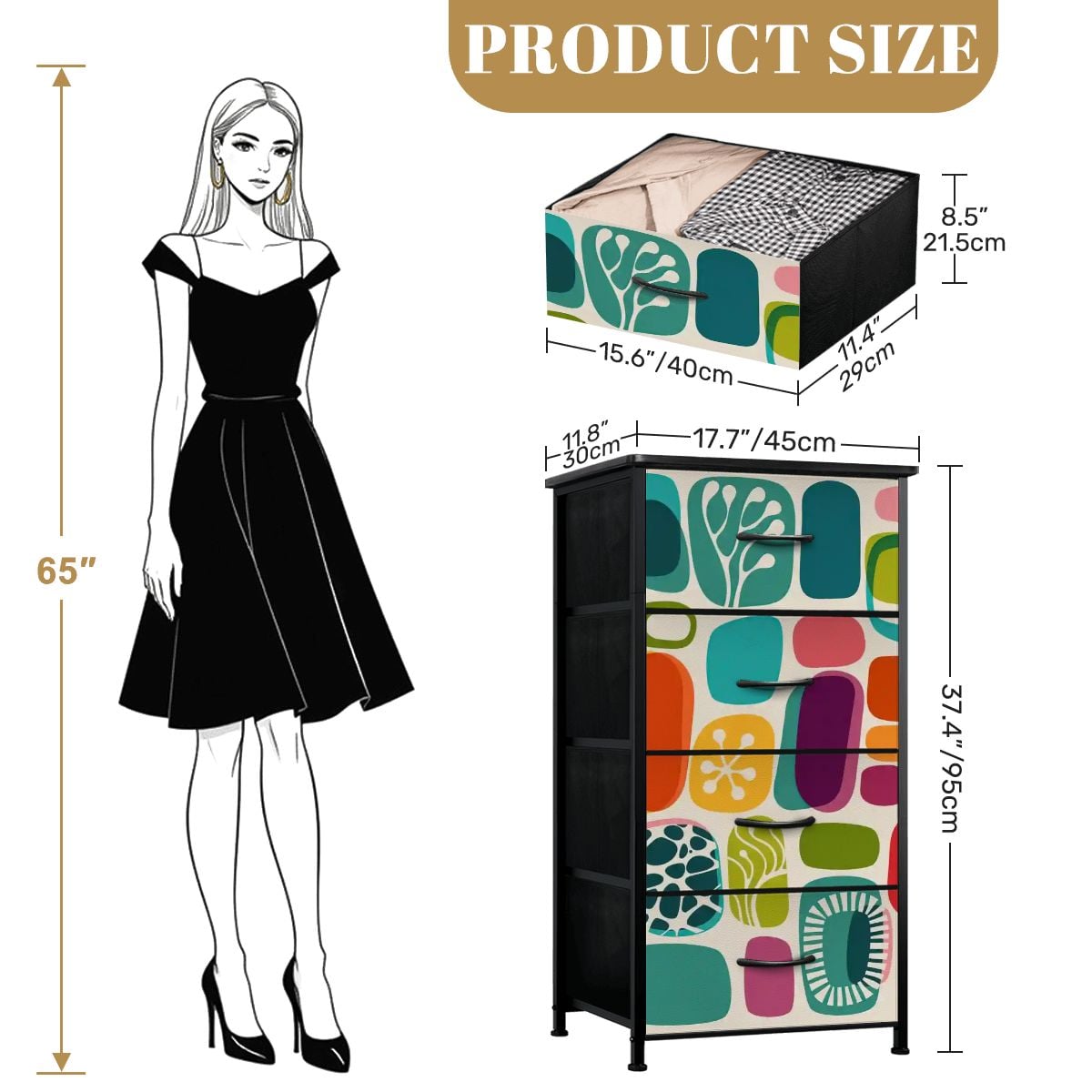 Kate McEnroe New York Retro Amoeba Mid Century Modern Abstract 4 Drawer DresserDressersj01EUvNgnh