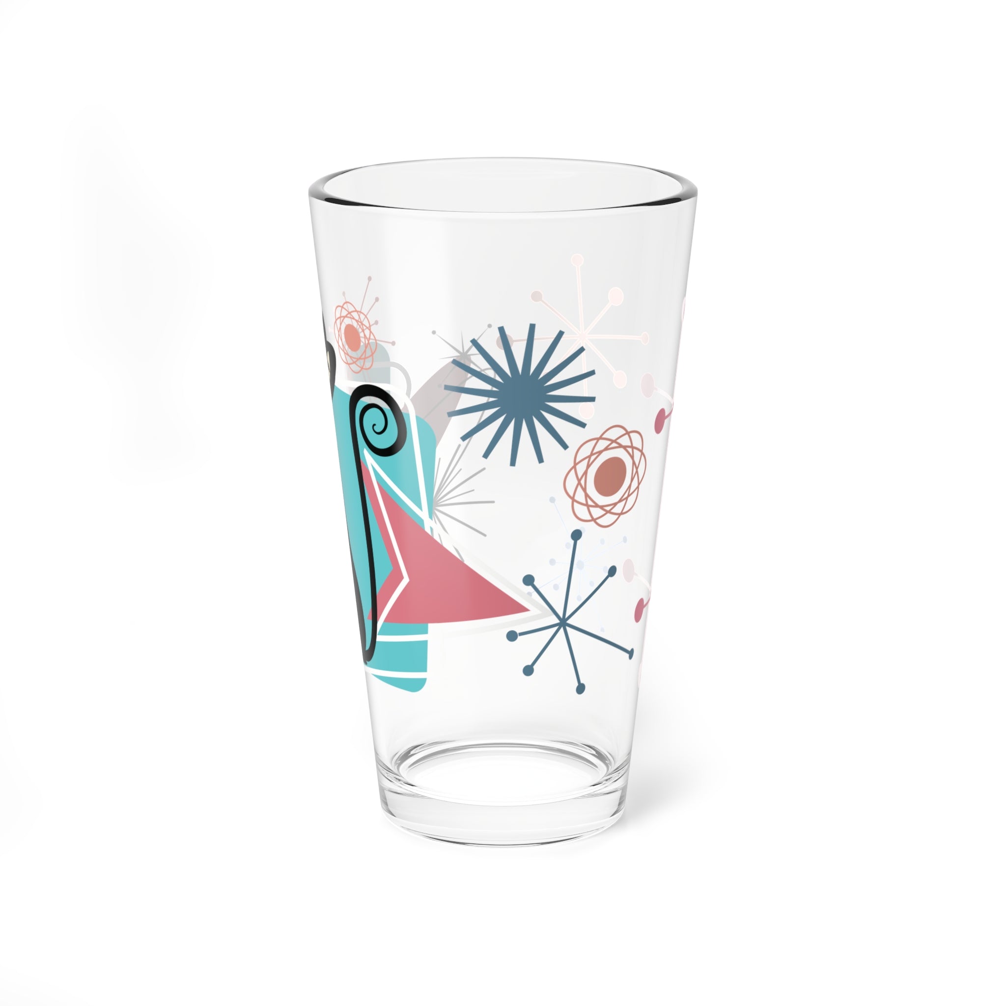 Kate McEnroe New York Retro Atomic Cat Pint Glass, Mid Century Modern Barware, MCM Vintage Style DrinkwarePint Glasses21109562332155523397