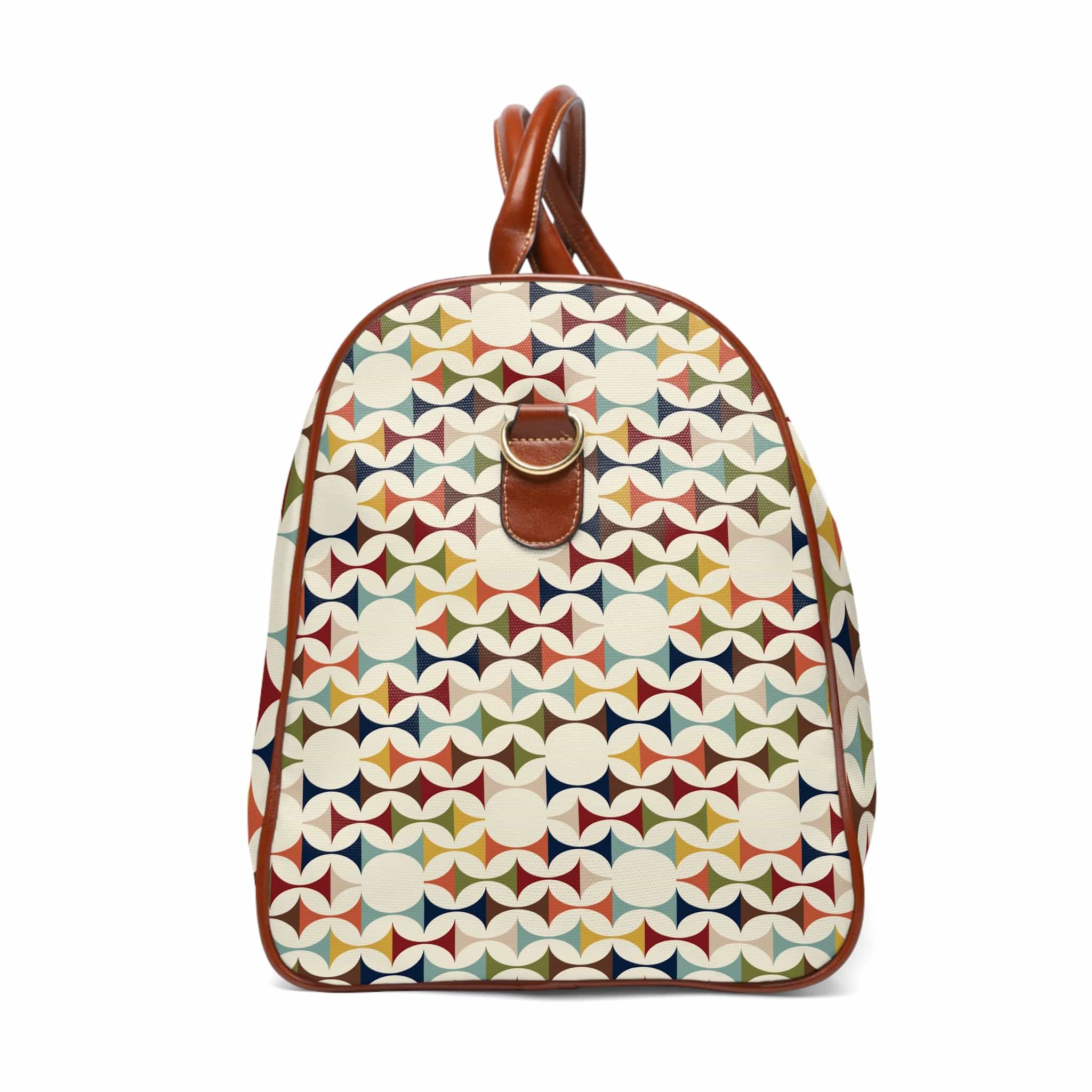 Kate McEnroe New York Retro Atomic Cat Travel Bag, Mid Century Modern Weekender, Vintage Style DuffelDuffel Bags92471035541594953769