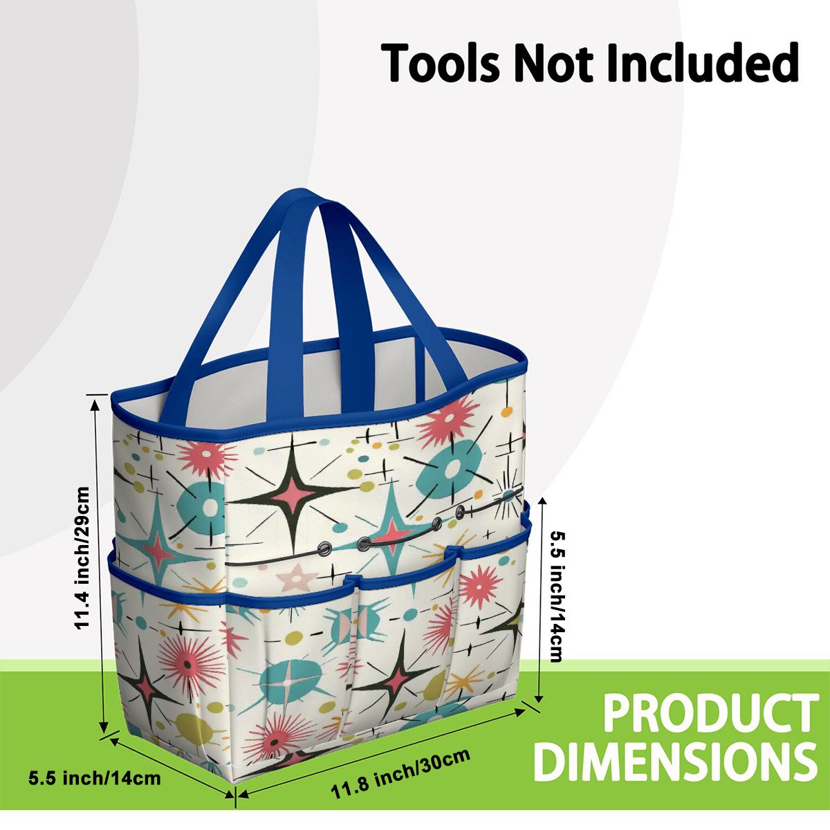 Kate McEnroe New York Retro Atomic Starburst Sputnik Mid Century Modern Garden Tool BagGarden Tool BagL1FvUyFuNf