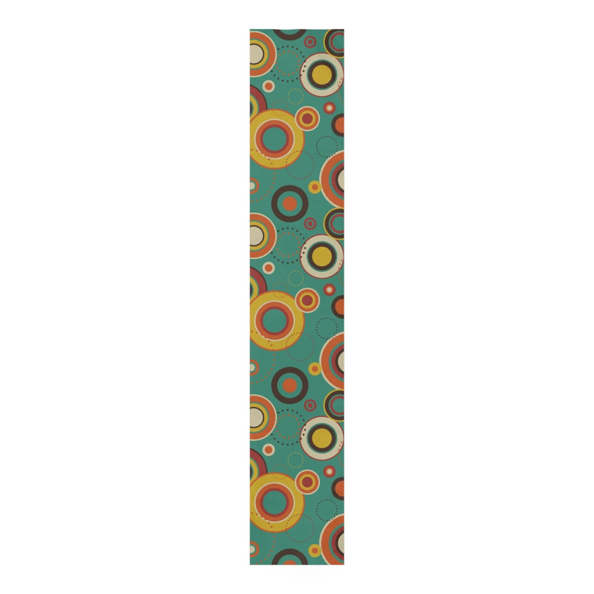 Kate McEnroe New York Retro Bold Geometric Circles Cotton Twill Table RunnerTable RunnersTableRunner - CottonTwill - 16x90 - 20220809195334821