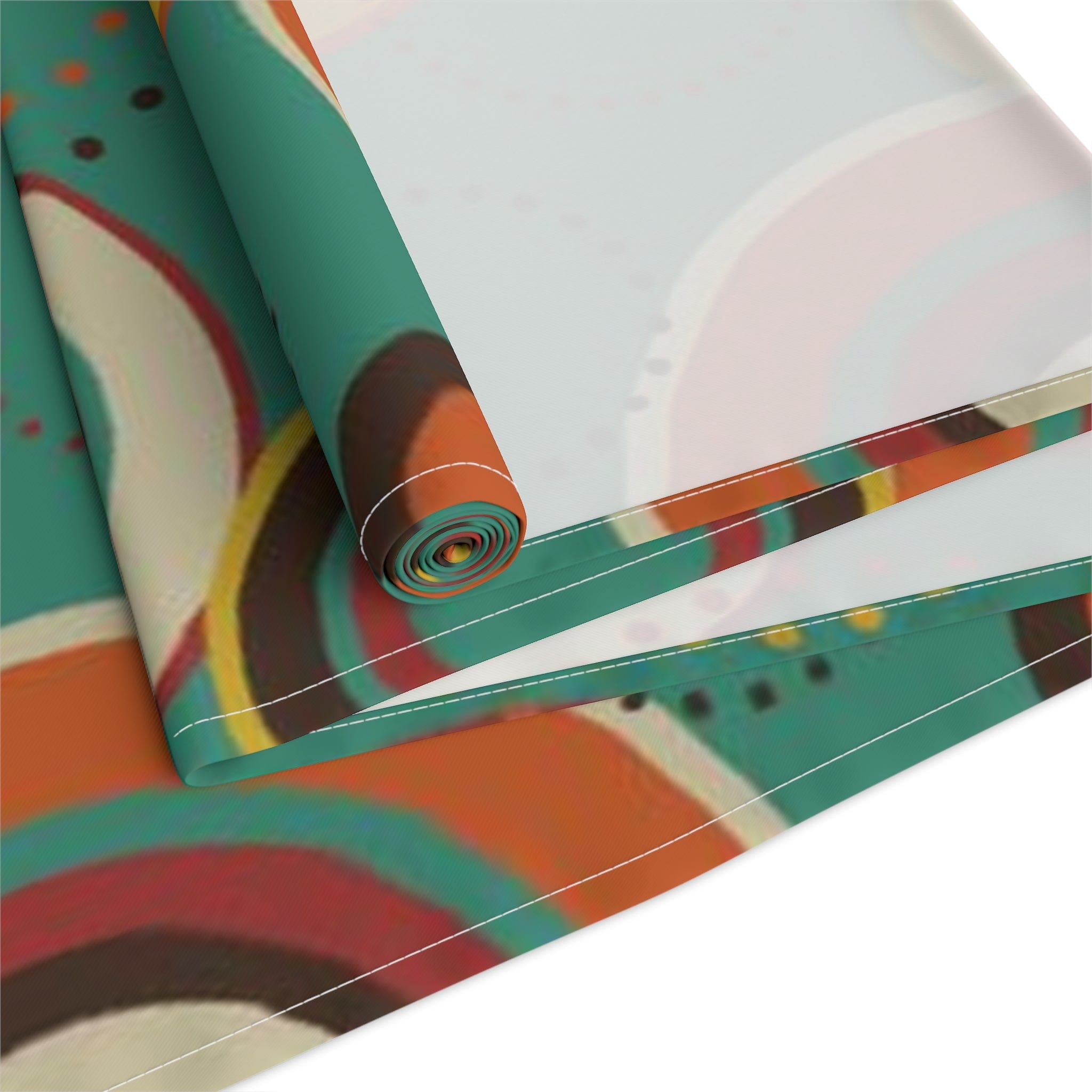 Kate McEnroe New York Retro Bold Geometric Circles Cotton Twill Table RunnerTable RunnersTableRunner - CottonTwill - 16x90 - 20220809195334821