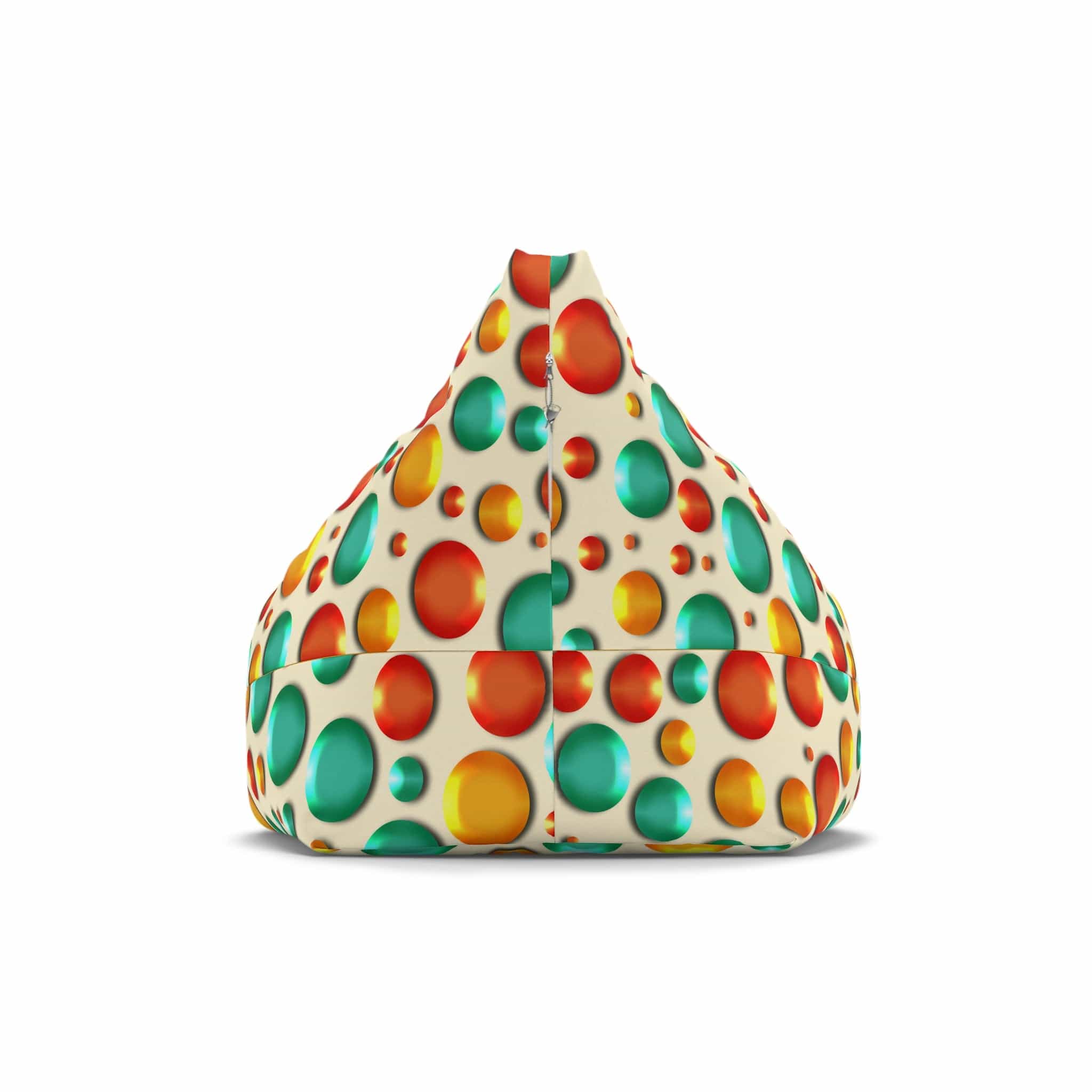 Kate McEnroe New York Retro Colorful Burbles Faux Embossed Bean Bag Chair CoverBean Bag Chair Covers25389569794407842038