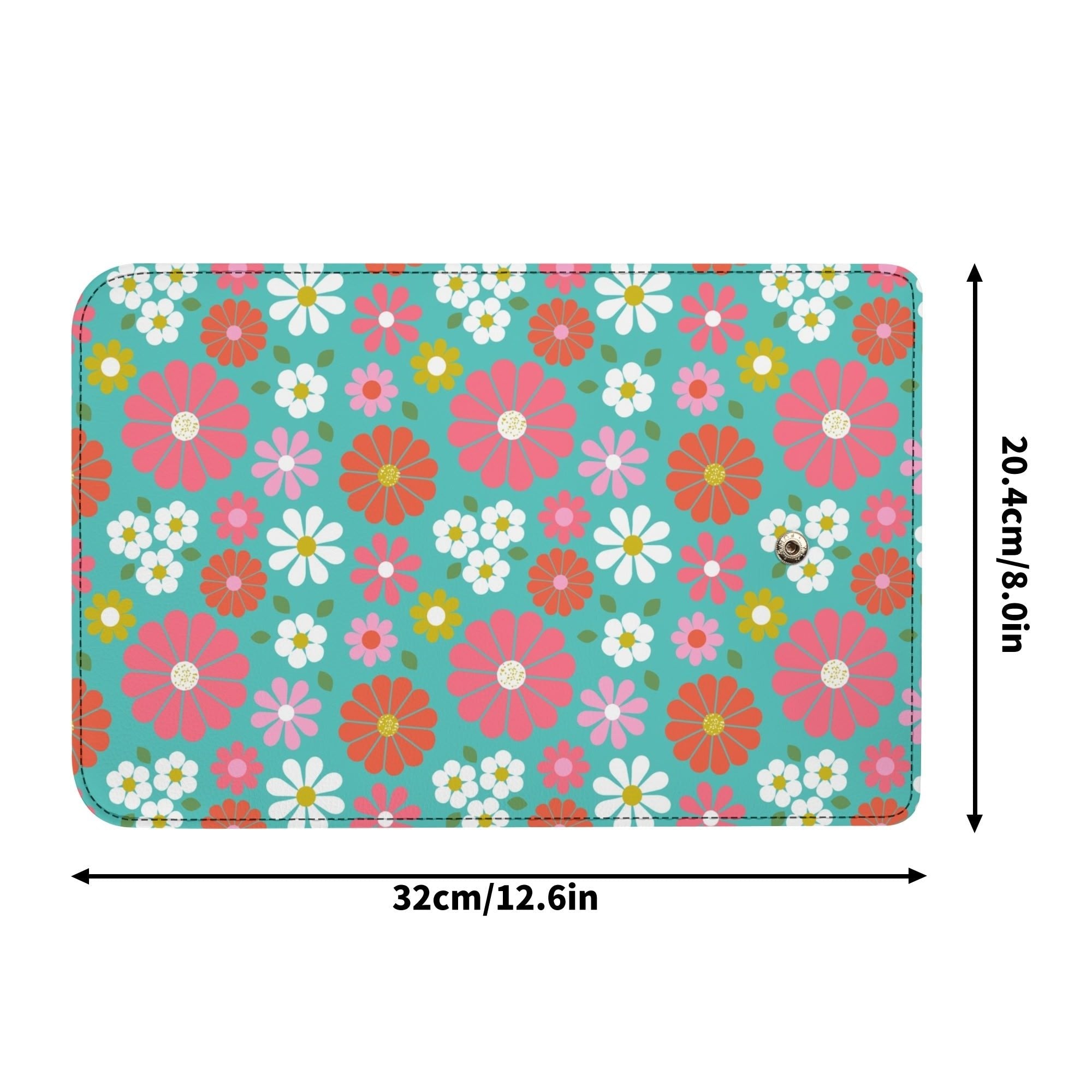 Kate McEnroe New York Retro Daisy Trifold Wallet, Mid Century Modern Floral Long Clutch, Groovy Hippie Flower Power PurseWalletsN7MQMK7W - 1