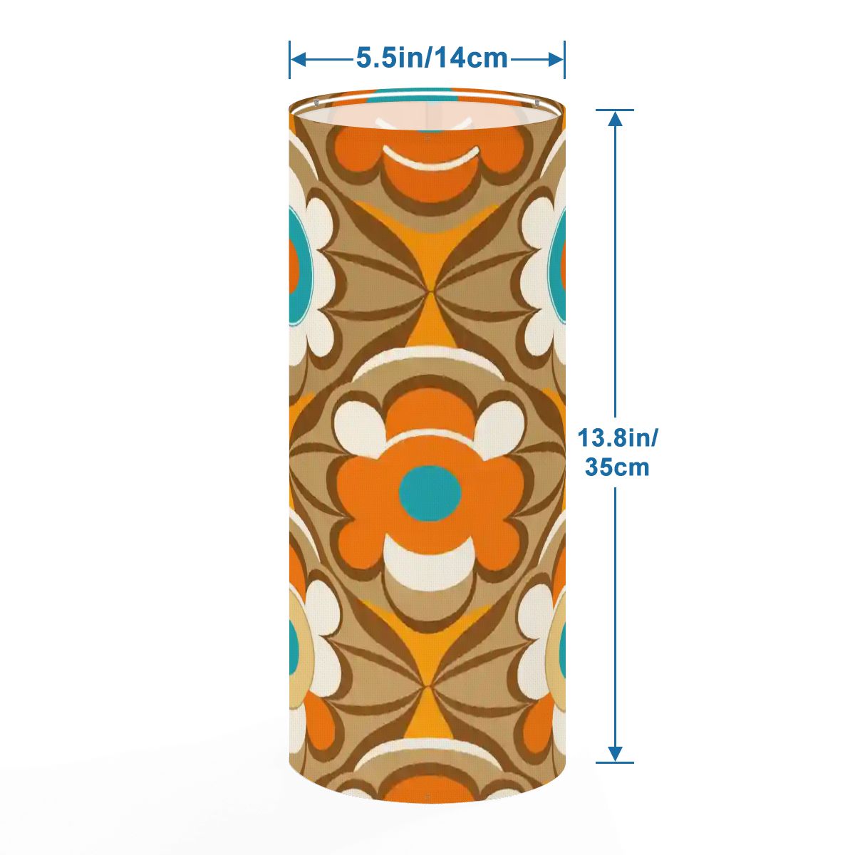 Kate McEnroe New York Retro Flower Power Floor Lamp, Mid Century Modern Tall Light, 70s Mod Floral Standing Lamp, Boho Chic Vintage Lighting, MCM Accent LightSlim Floor LampsUbsoTKuxSt