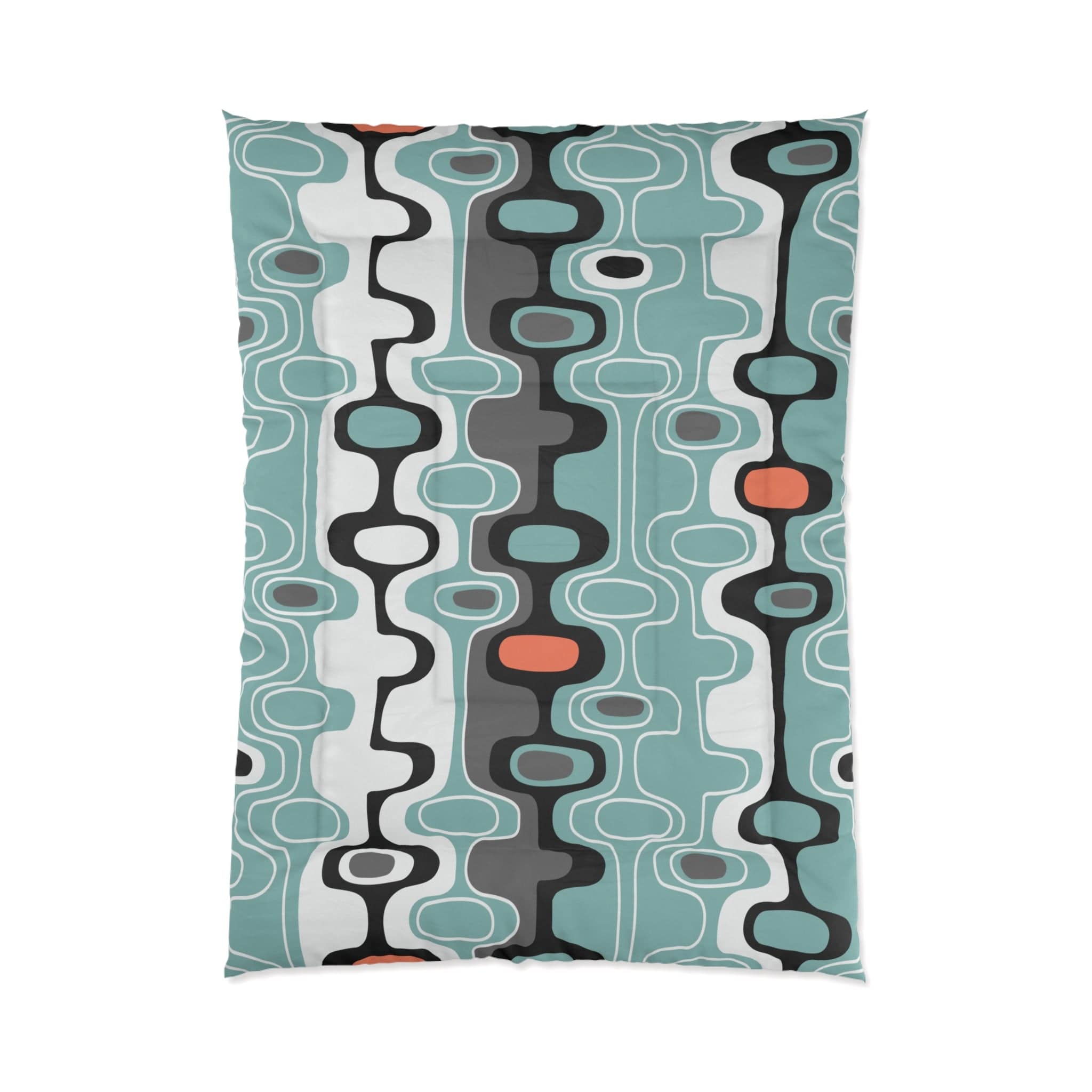 Kate McEnroe New York Retro Geometric Abstract Mid Century Modern ComforterComforters27717269610660082705