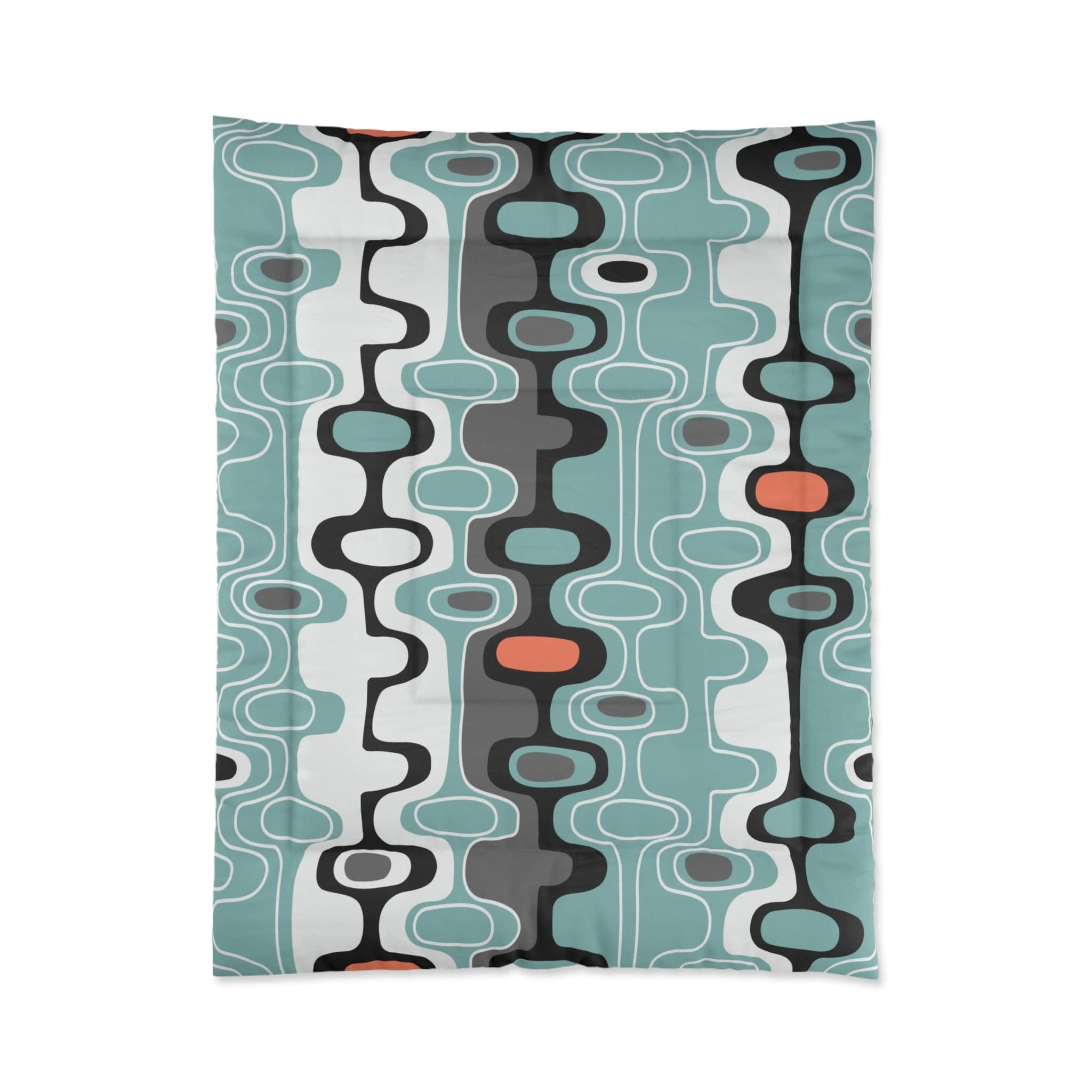 Kate McEnroe New York Retro Geometric Abstract Mid Century Modern ComforterComforters27717269610660082705
